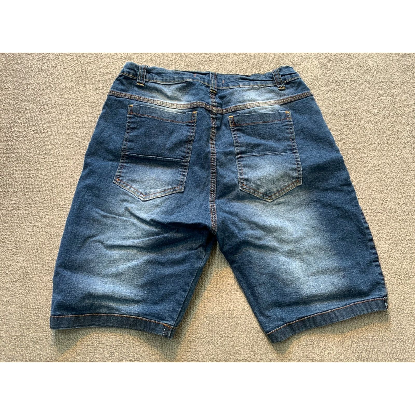 Denime Randy Shorts Womens Bermuda Denim Size 5 Stretch Medium Wash Blue Pocket Size 27" / US 4 / IT 40 - 5 Thumbnail