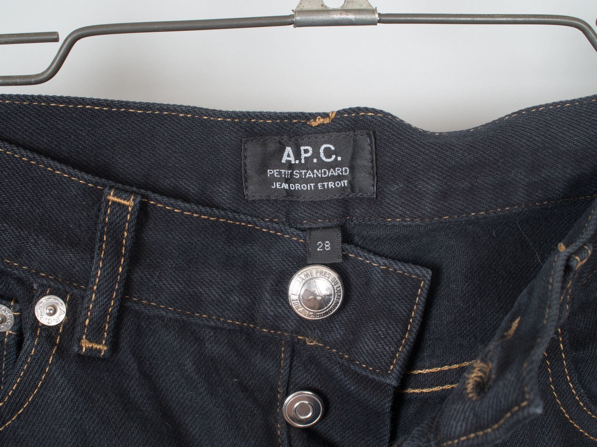 A.P.C. Petit Standard Selvedge Dark Indigo Jeans Size US 28 / EU 44 - 4 Thumbnail