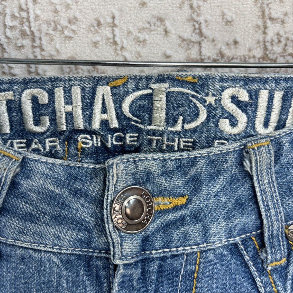 Gotcha × Vintage Vintage Gotcha Surf Embroidered Denim Jeans Size US 32 / EU 48 - 10 Thumbnail