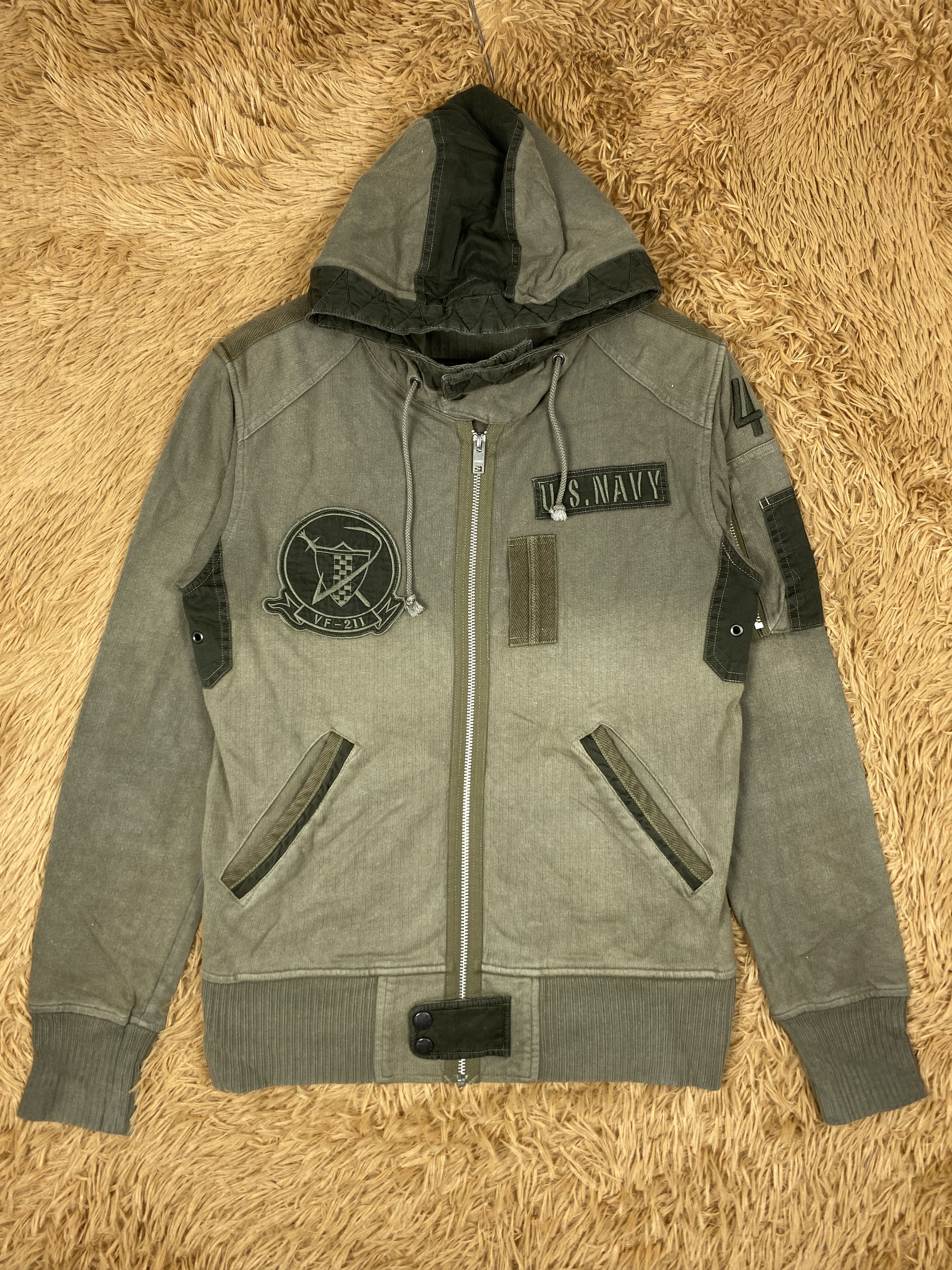 Avirex Vintage Avirex With Hoodie Jacket DJ0903 Size US L / EU 52-54 / 3 - 1 Thumbnail