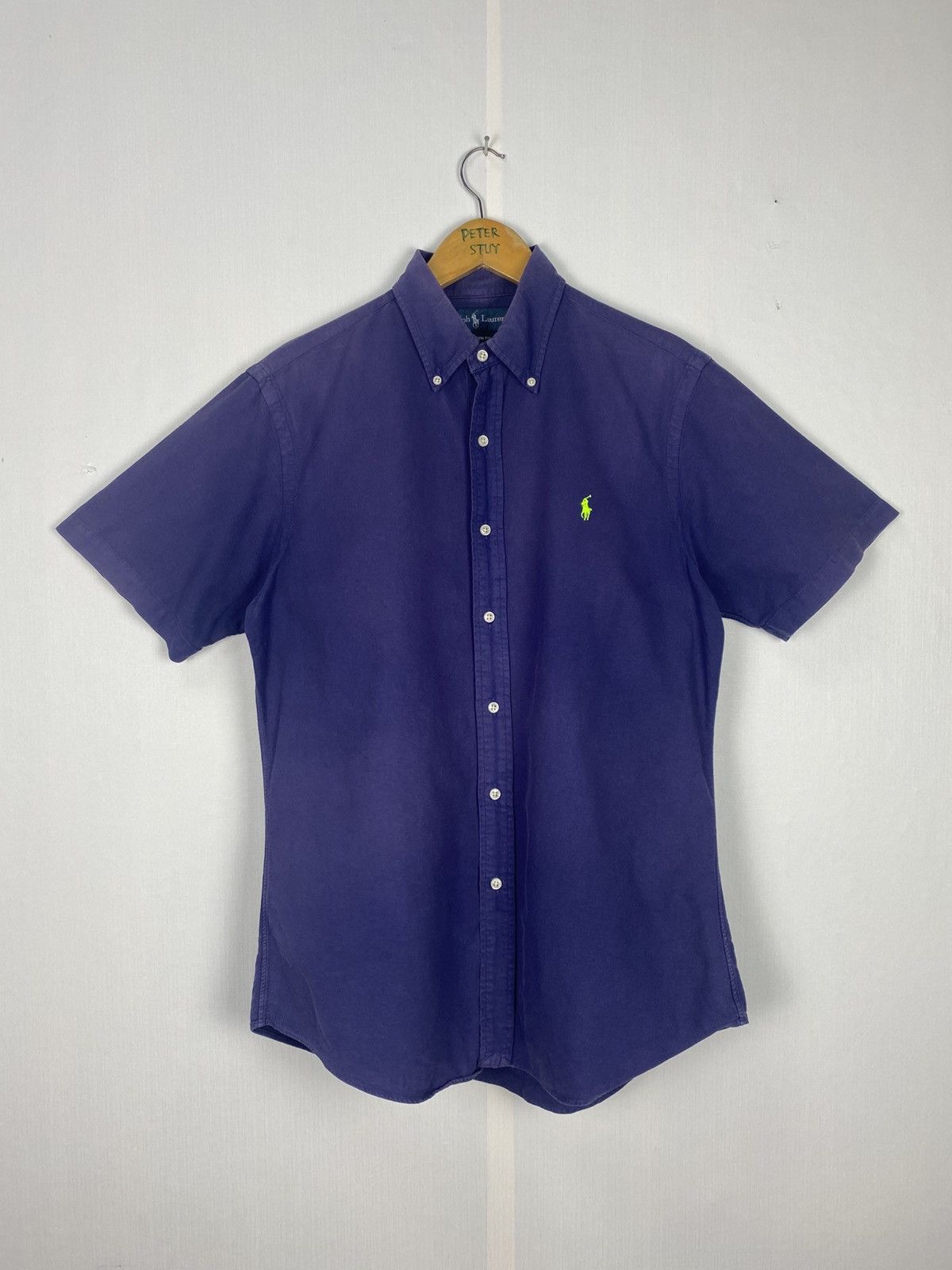 Polo Ralph Lauren Vintage Polo Ralph Lauren Custom Fit Shirt Size US M / EU 48-50 / 2 - 2 Thumbnail