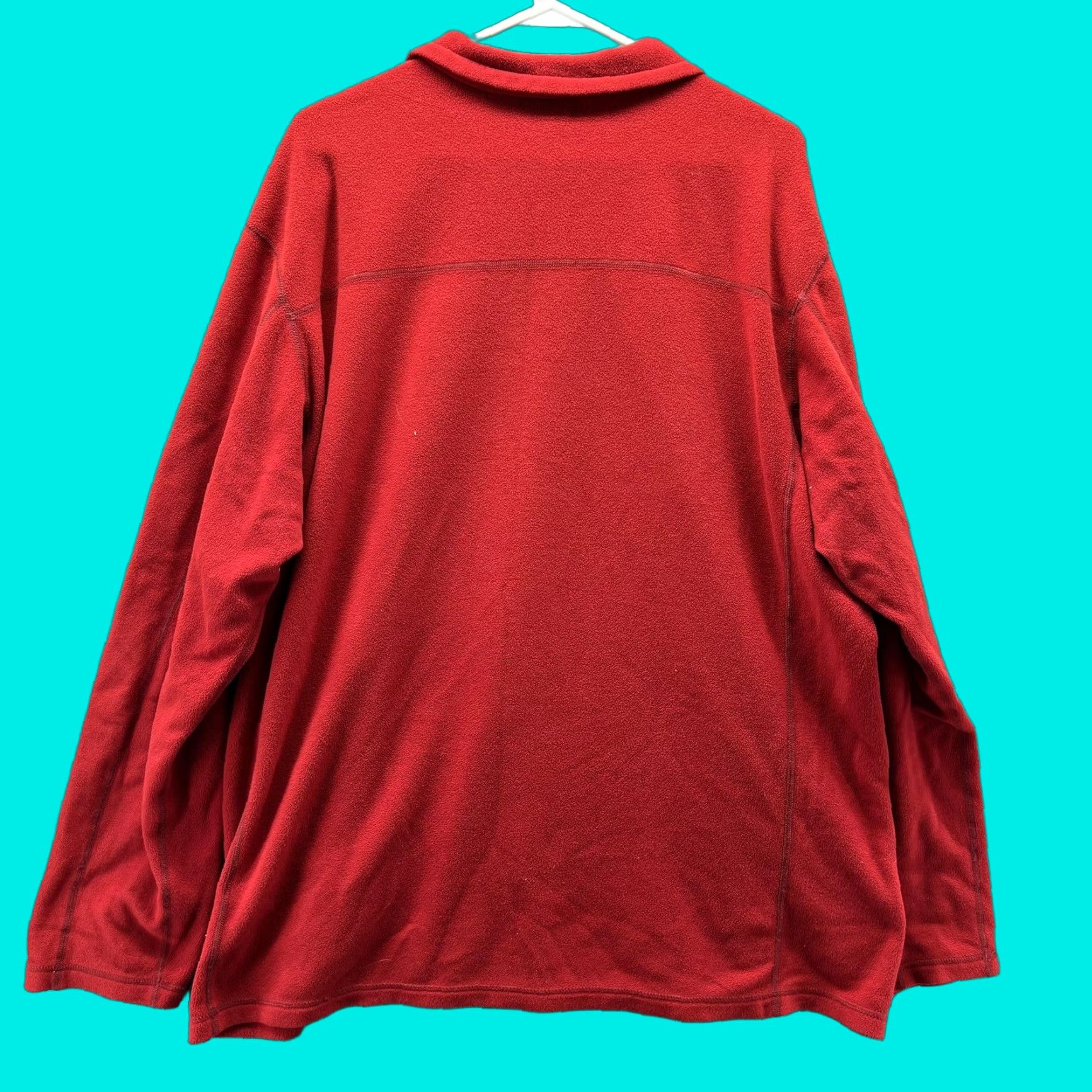 Patagonia Patagonia Sweater Mens 2XL Red Fleece Quarter Zip Mock Neck Pullover Outdoor Size US XXL / EU 58 / 5 - 1 Thumbnail
