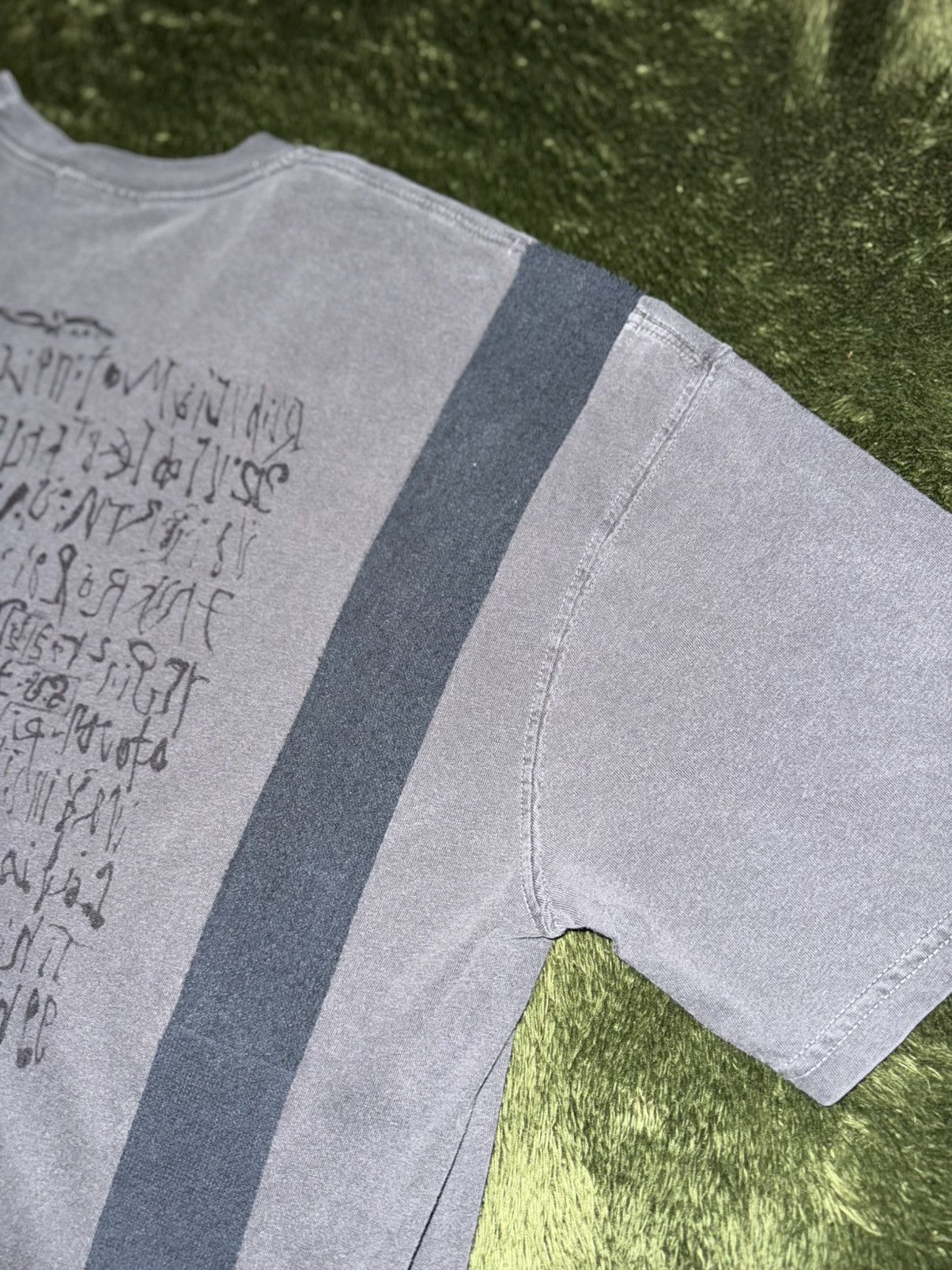 Japanese Brand [3] nada not nada 5-cut Reproduct Vintage Washed Tee Size US XXL / EU 58 / 5 - 11 Thumbnail
