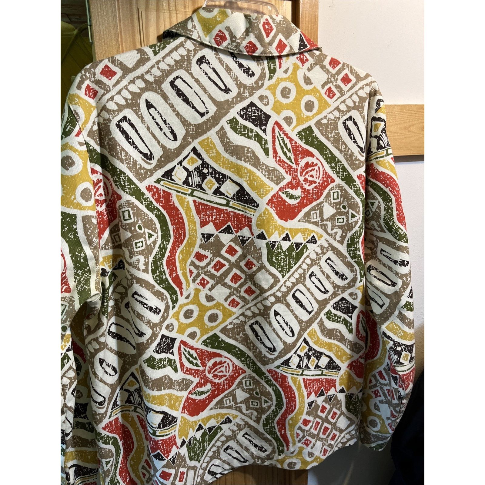 Other Vintage 90s Breckenridge Shirt Jacket XL Boho Artsy Hippie Size XL / US 12-14 / IT 48-50 - 9 Thumbnail