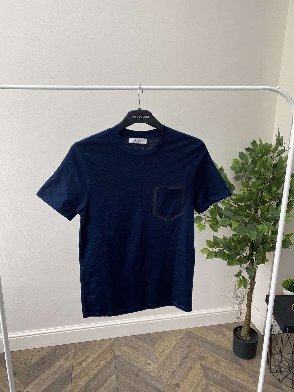 Designer × Sandro × Vintage Vintage Sandro CERTIFIED LINEN T-SHIRT Size US XS / EU 42 / 0 - 1 Thumbnail