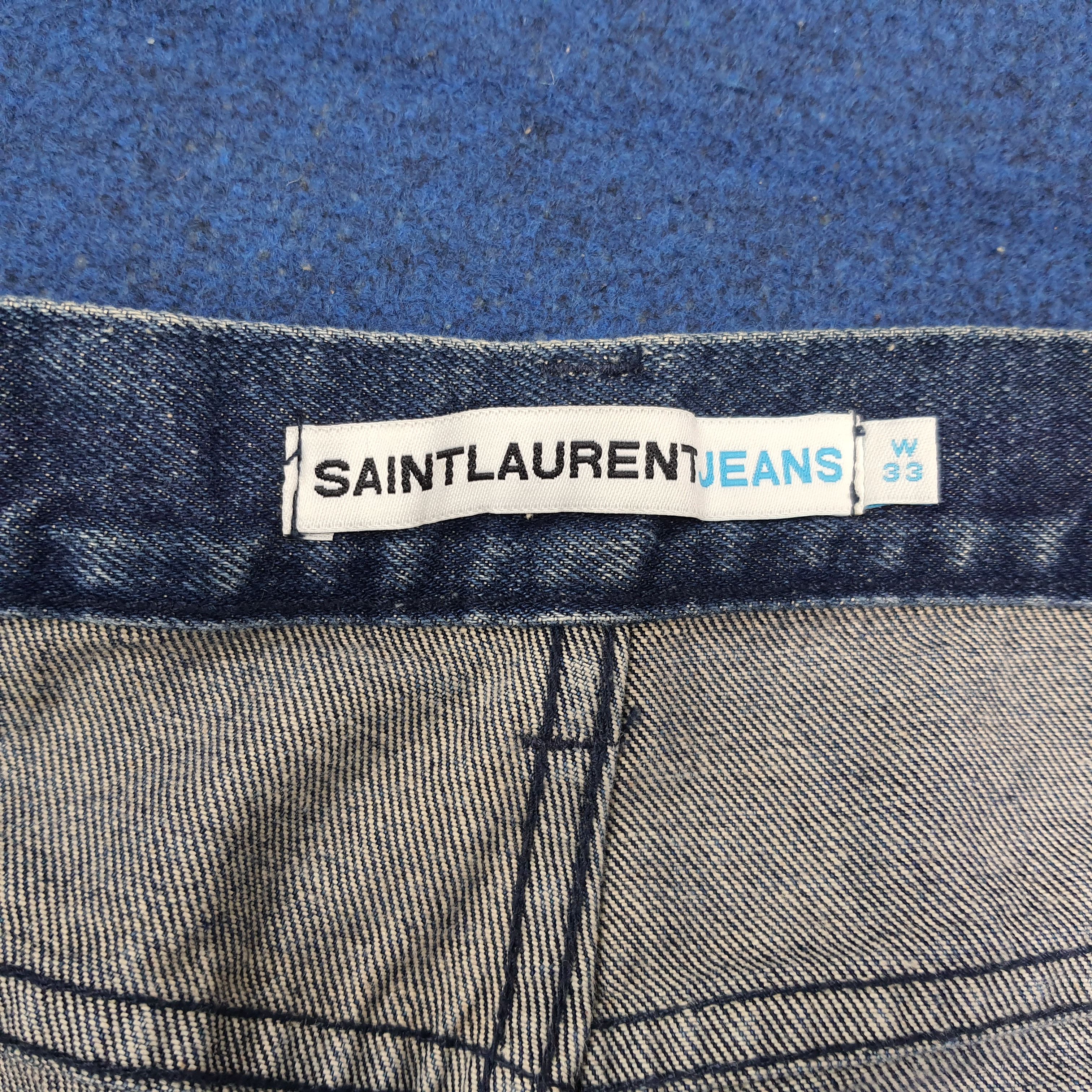 Yves Saint Laurent Vintage Saint Laurent Jeans YSL Rare Designer Jeans C280N33 Size US 32 / EU 48 - 8 Thumbnail