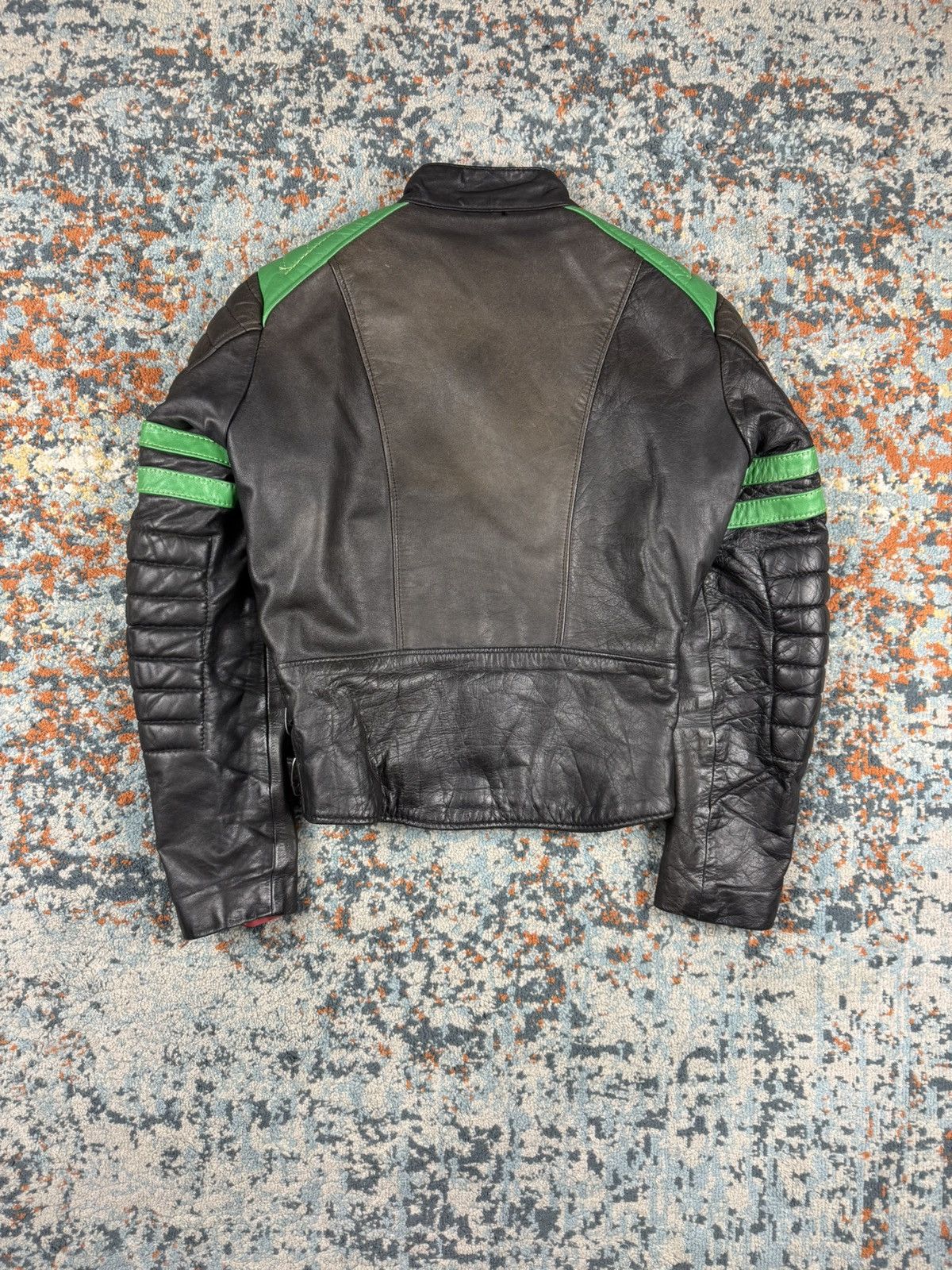 Vintage Vintage 90s Real Leather Racing ramones biker jacket cropped Size S / US 4 / IT 40 - 3 Thumbnail