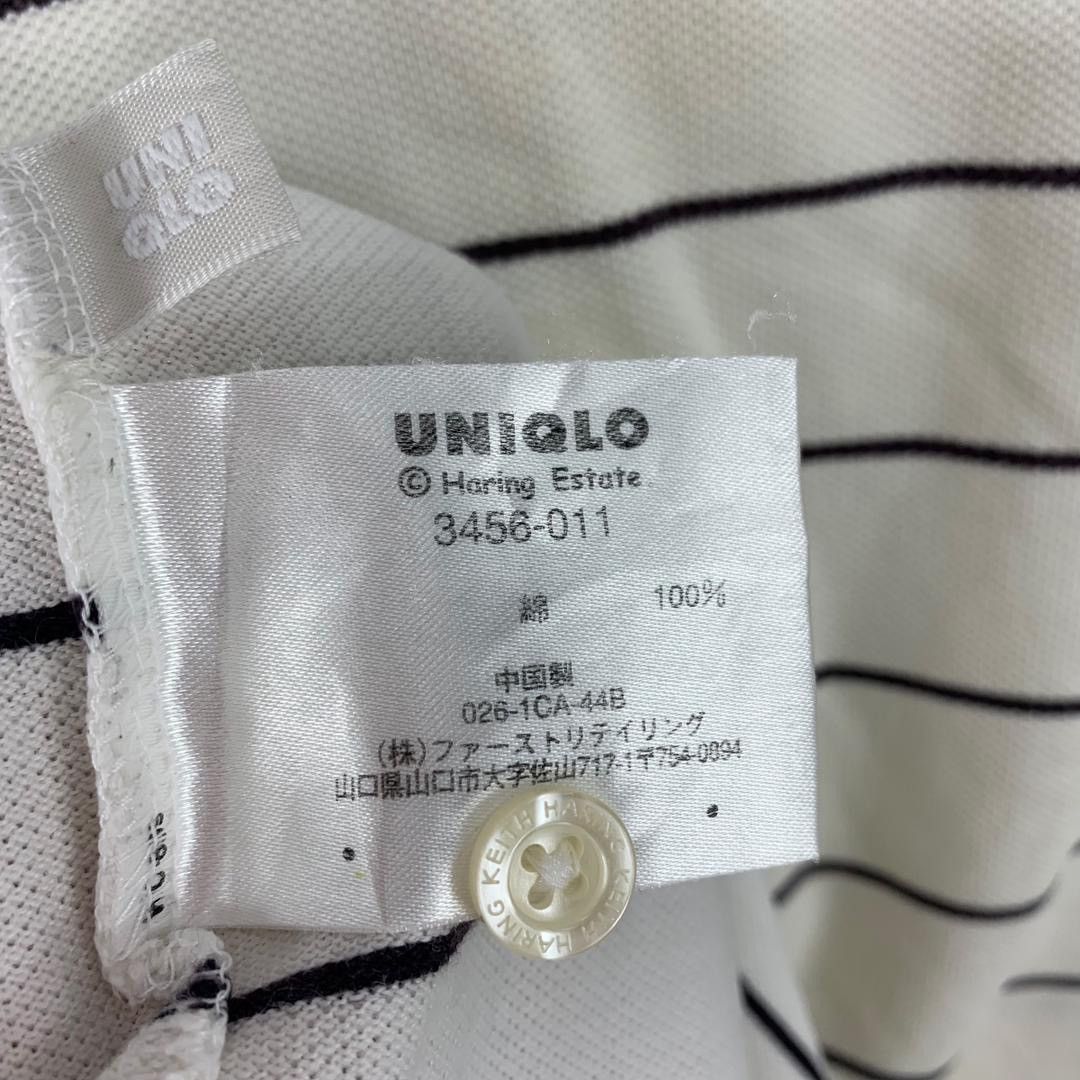 Keith Haring × Vintage Vintage KEITH HARING stripe polo tee Size US M / EU 48-50 / 2 - 10 Thumbnail