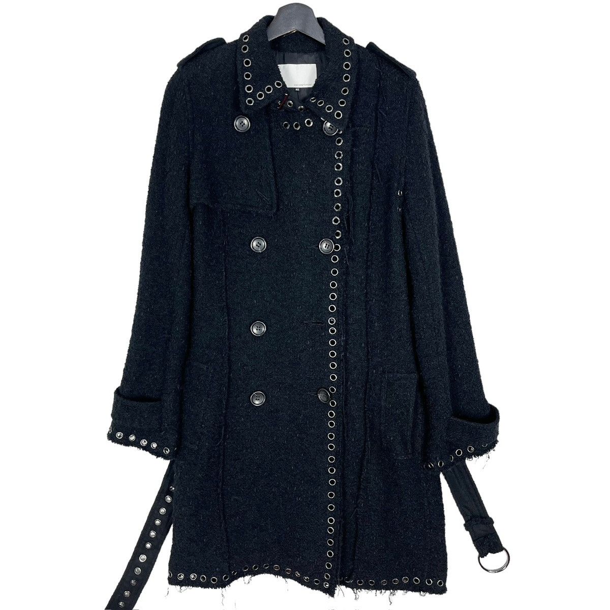 Enchantment × Japanese Brand Japanese Brand Enchantment Wool Stretch Gothic Women Coat Size S / US 4 / IT 40 - 1 Thumbnail