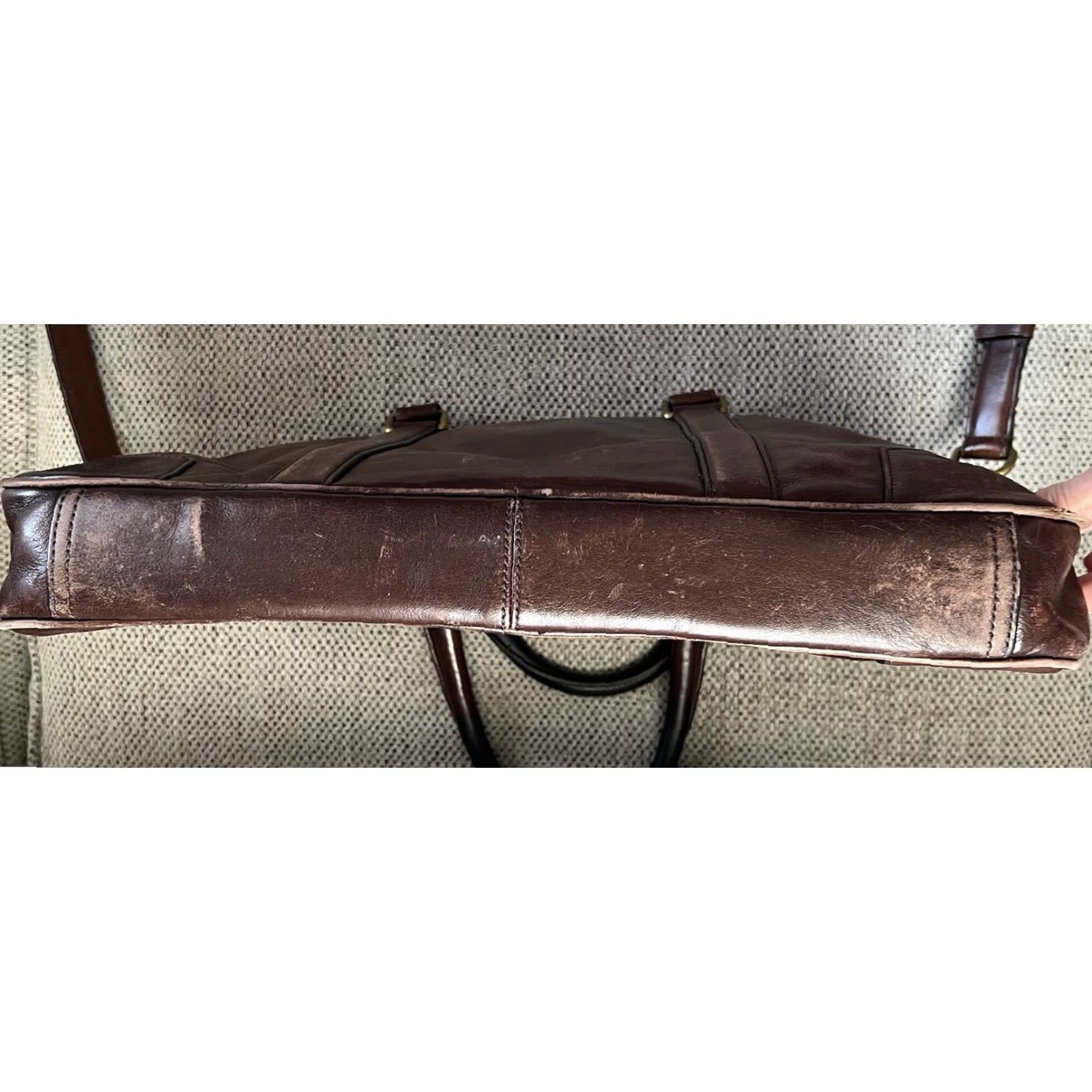 Coach Coach Bleecker Slim 2-way Business Bag Briefcase Brown Men’s Document Case Size ONE SIZE - 4 Thumbnail