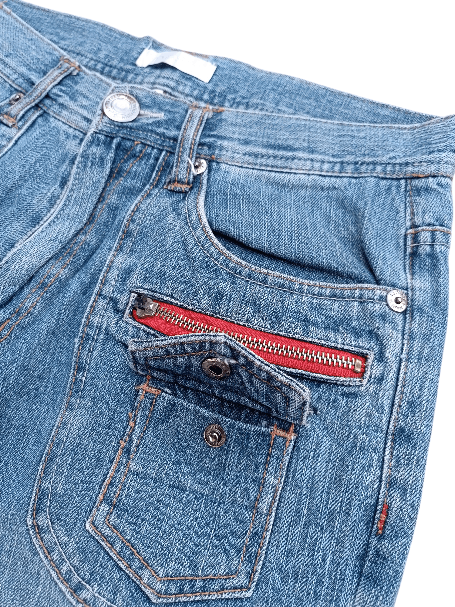 Japanese Brand FLARED 🔥 Japanese Brand Bush Pant Faded Jeans Size US 30 / EU 46 - 6 Thumbnail