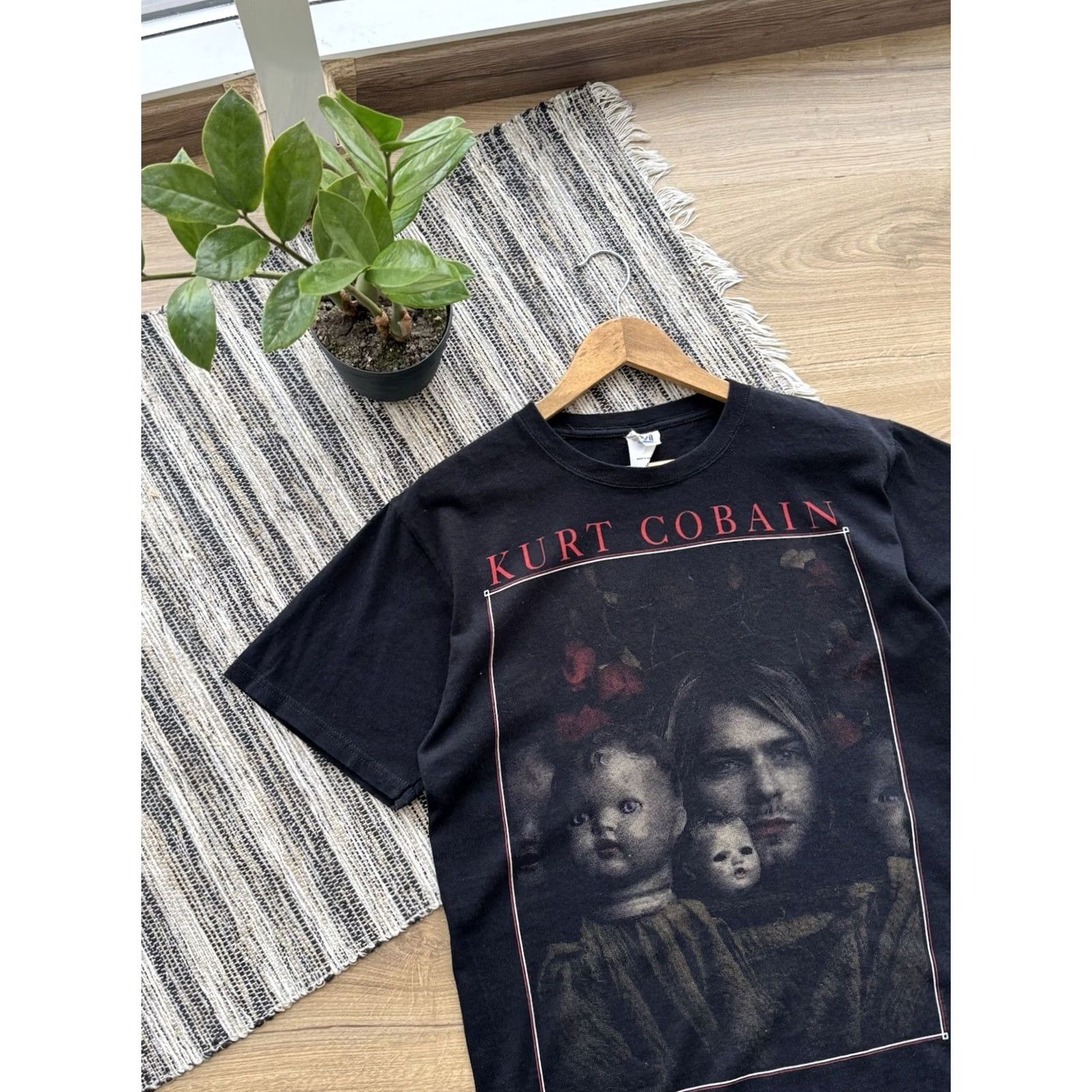 Vintage VINTAGE Kurt Cobain Nirvana T Shirt Black Size M Men Size US M / EU 48-50 / 2 - 4 Thumbnail