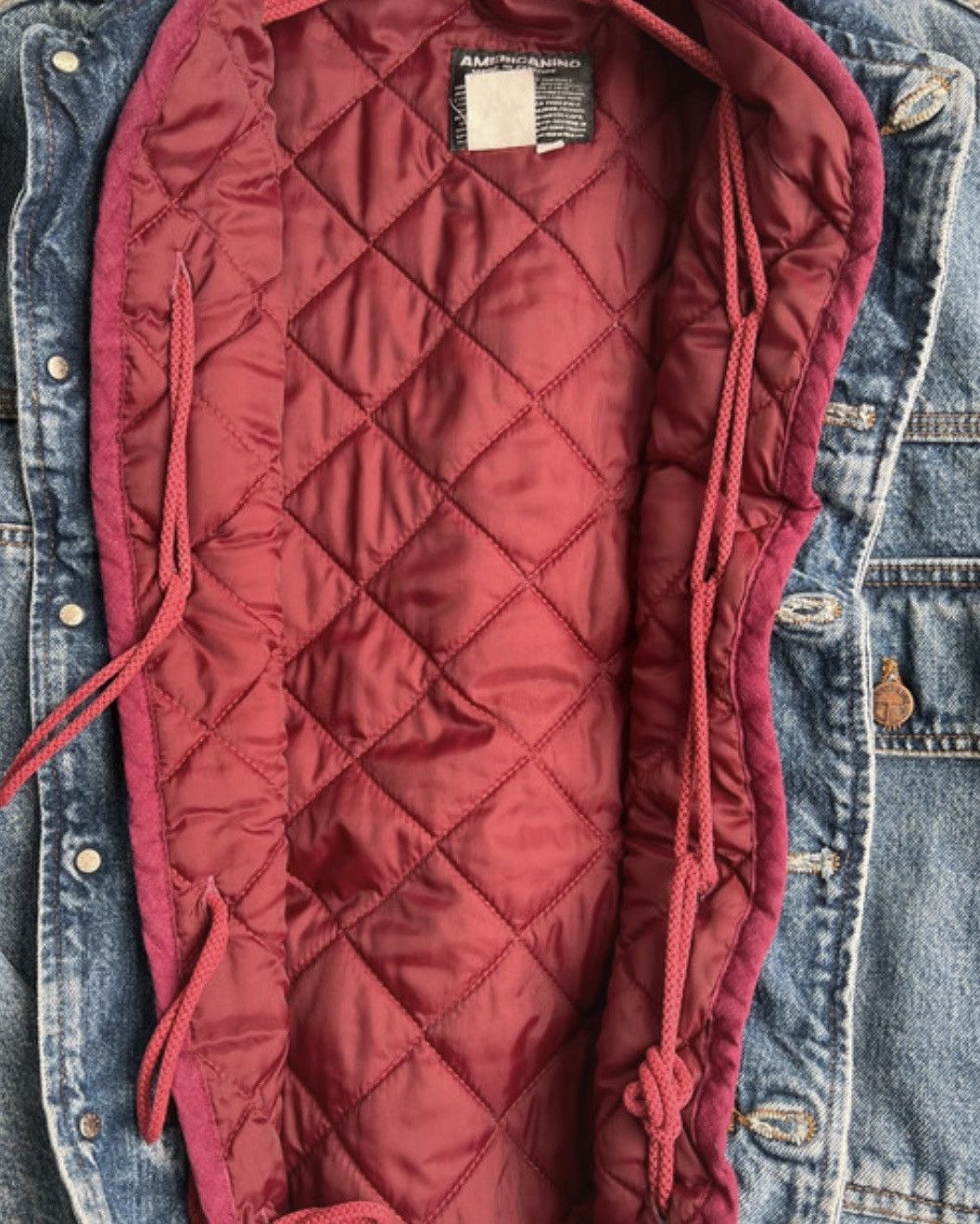 Other Vintage Americanino Denim Jacket With Liner 80S Paninari Size US M / EU 48-50 / 2 - 9 Thumbnail