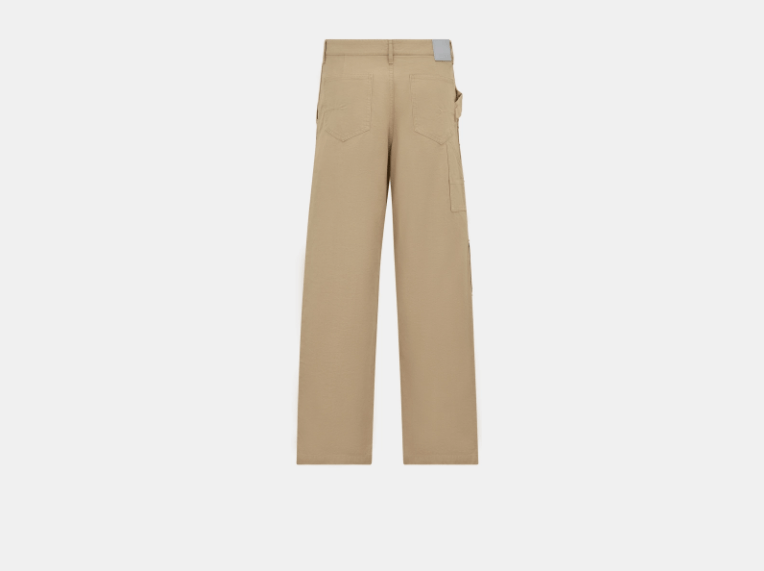 Dior o1w1db11225 483D18 Carpenter Jeans in Beige Size US 30 / EU 46 - 2 Thumbnail