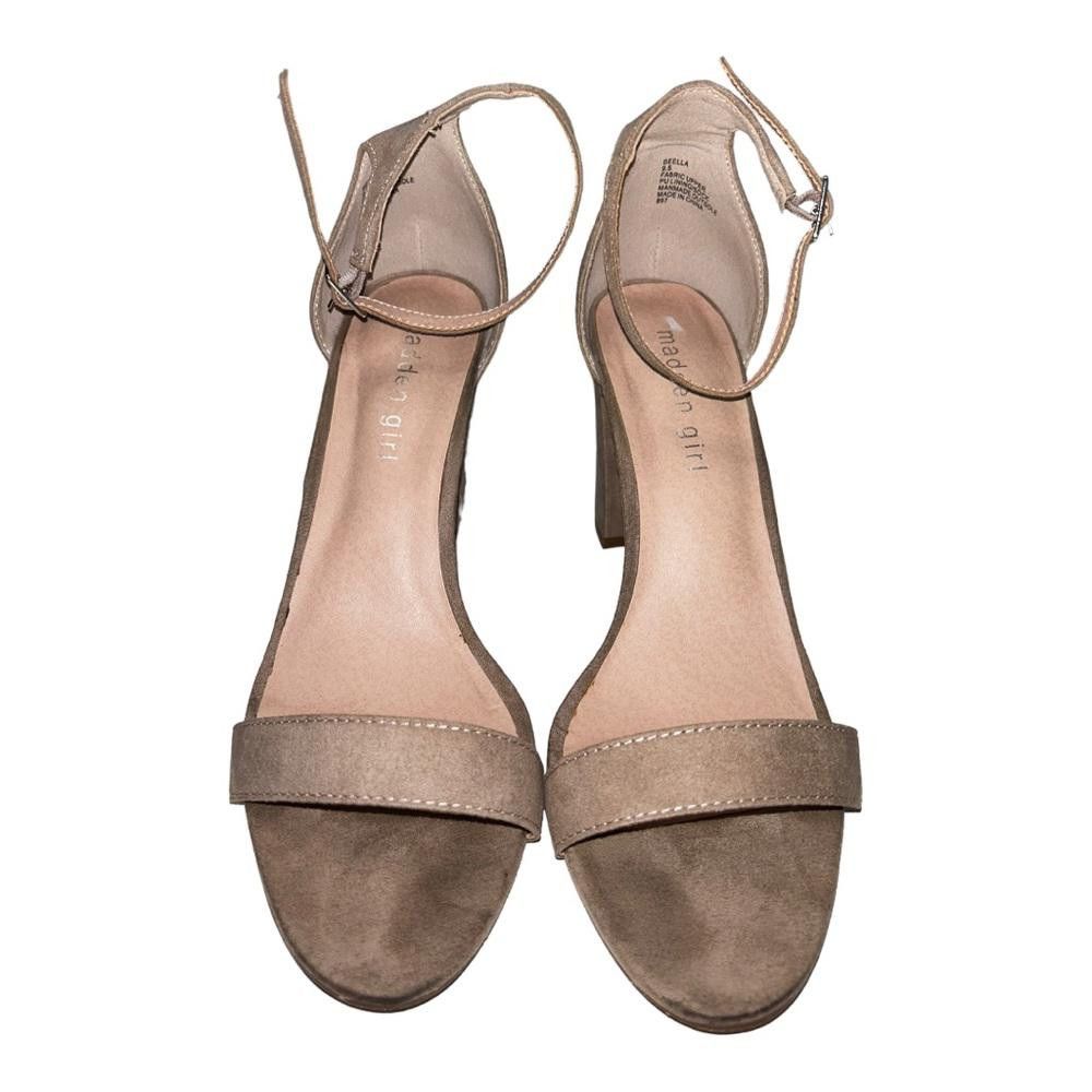 Designer Madden Girl l Beella Tan Block Heels Size 9.5 Size US 9.5 / IT 39.5 - 4 Thumbnail