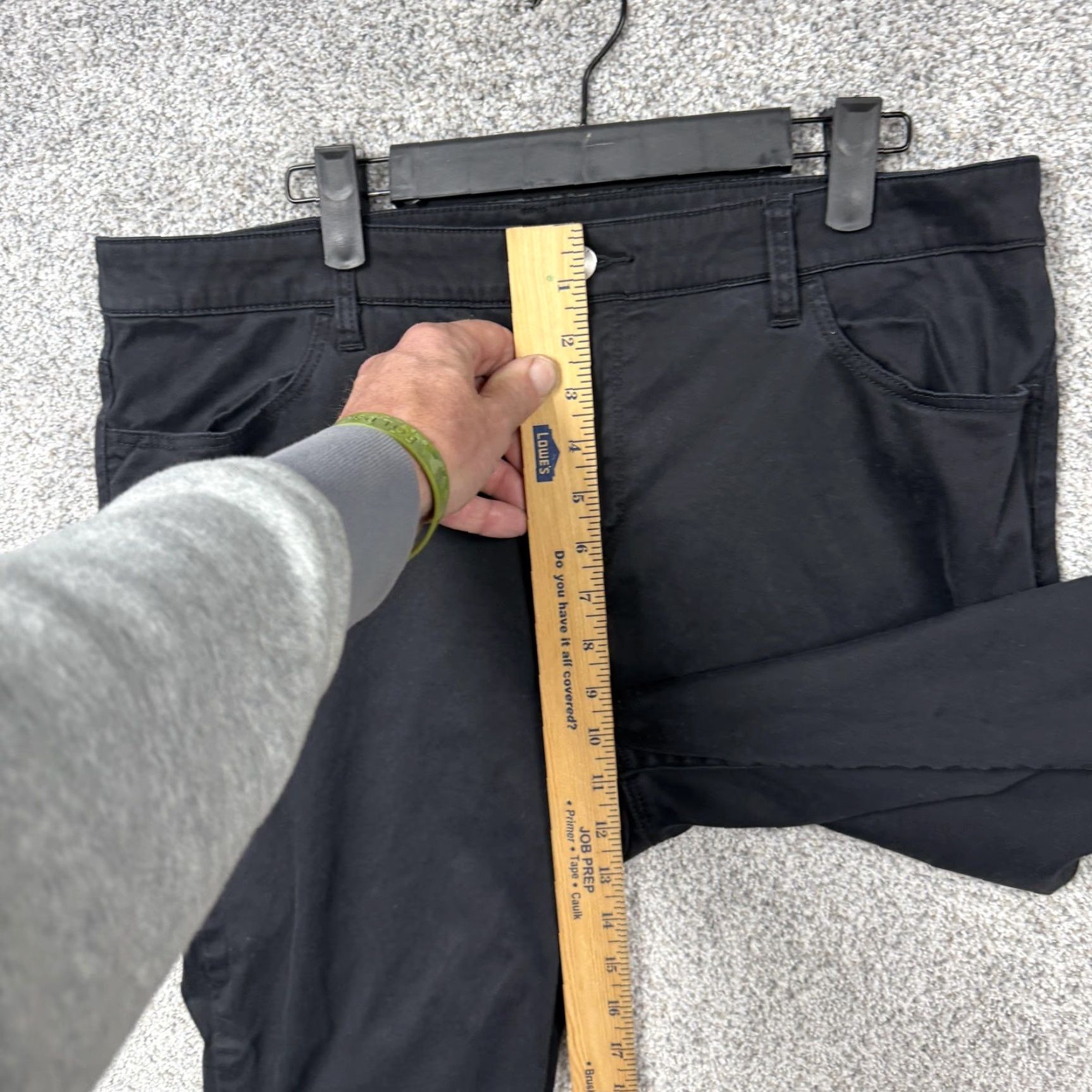 Vintage Chico's Pants Women's Black Girlfriend Slim Leg Ankle Stretch Twill Pockets Casual Size 26" / US 2 / IT 38 - 5 Thumbnail