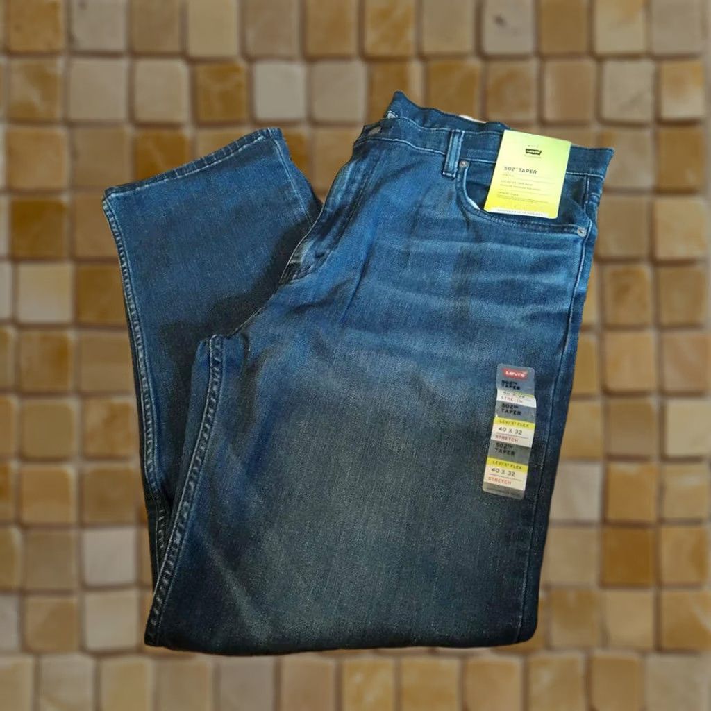 Levi's Levi's 502 Jeans Blue Regular Tapered Straight 40x32 Mens XS? Size US 40 / EU 56 - 1 Preview