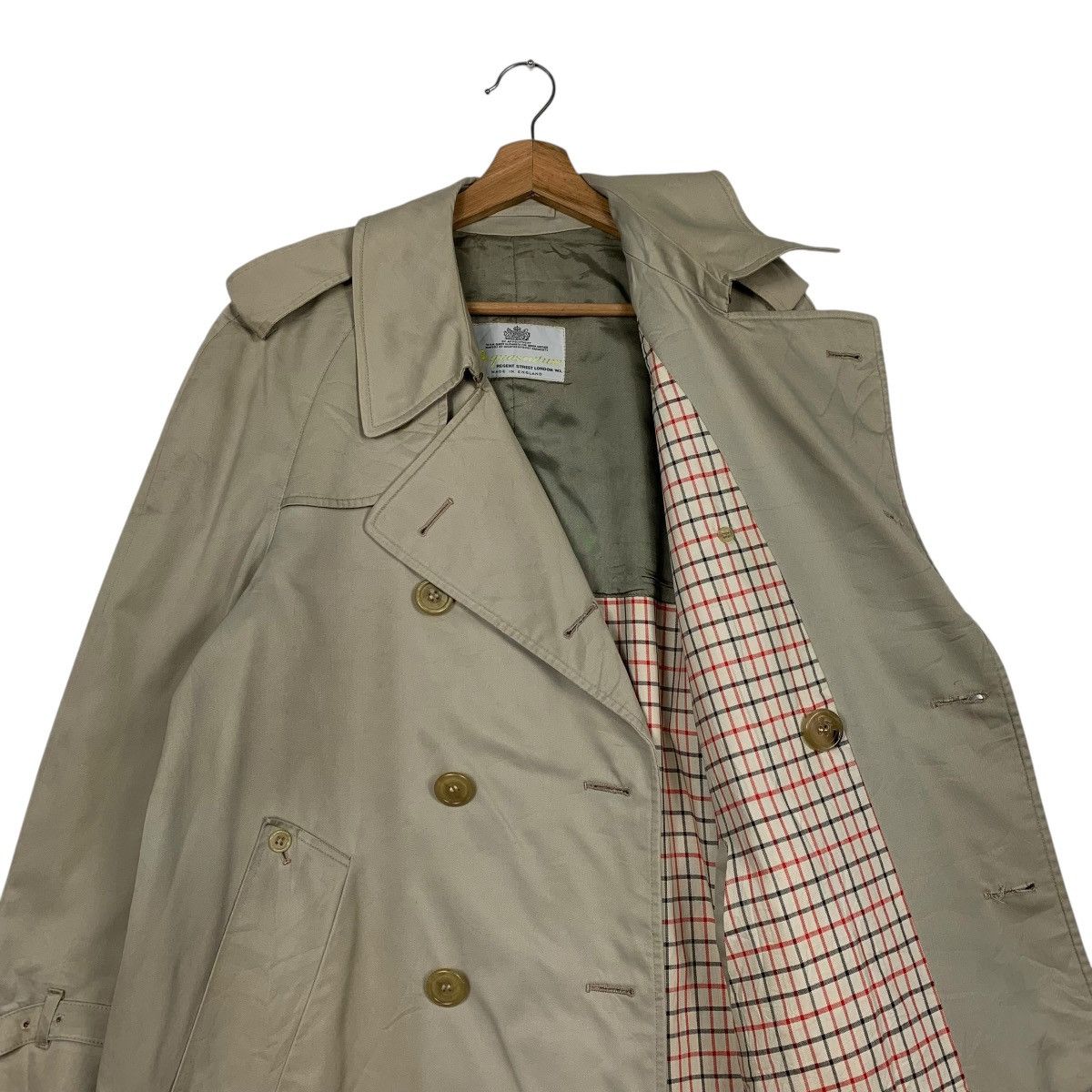 Aquascutum Vintage Aquascutum Double Breasted Trench Coat Size US M / EU 48-50 / 2 - 11 Thumbnail