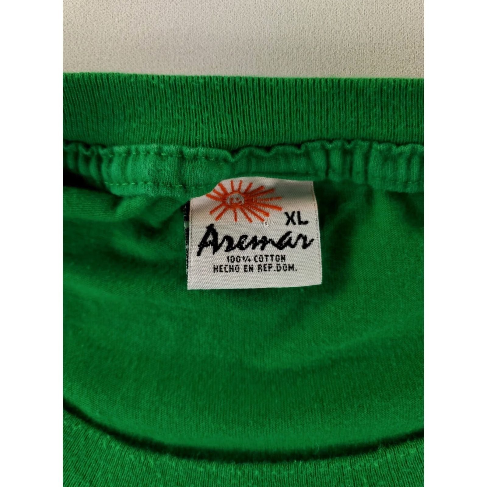 Vintage Presidente Cerveza Dominican Republic Beer T Shirt VTG Green Mens XL Size US XL / EU 56 / 4 - 4 Thumbnail