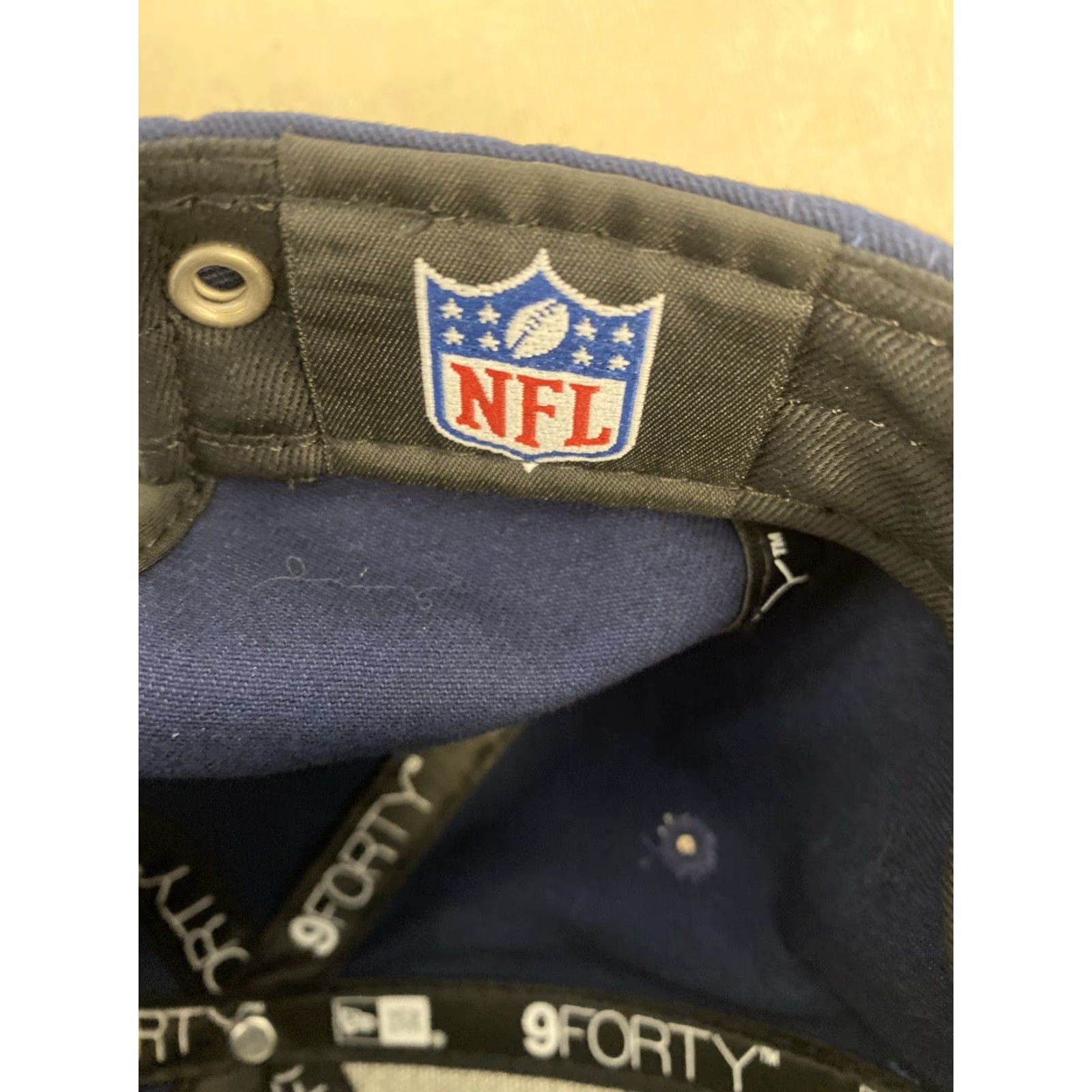 New Era RARE New Era New England Patriots Glitter Sequin Baseball Cap Women’s OS Navy Blue Patriotic Size ONE SIZE - 8 Thumbnail