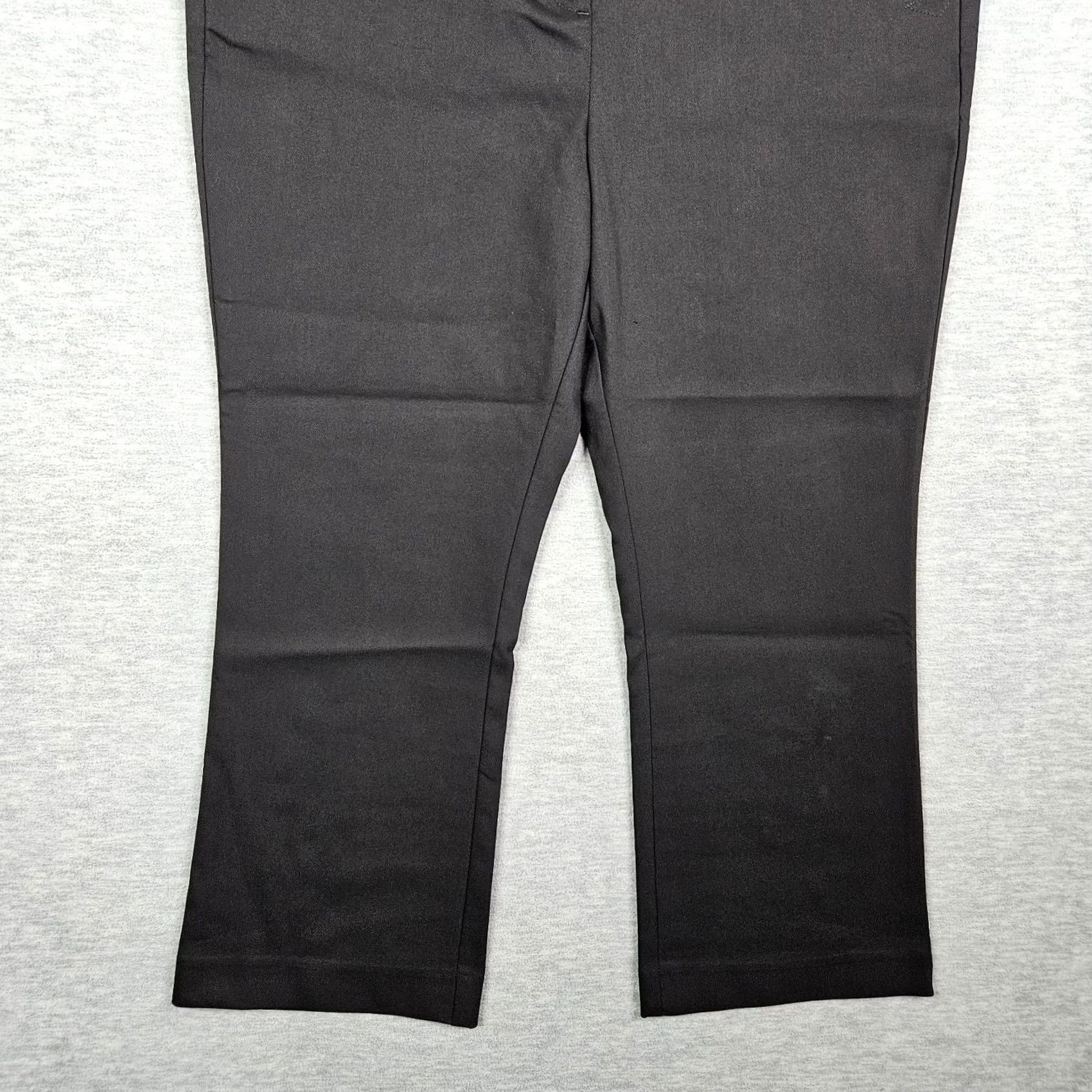 Ann Taylor LOFT By Ann Taylor Women's Black Pockets High Rise Cropped Pant Size 14 NEW Size 36" / US 14 / IT 50 - 4 Thumbnail