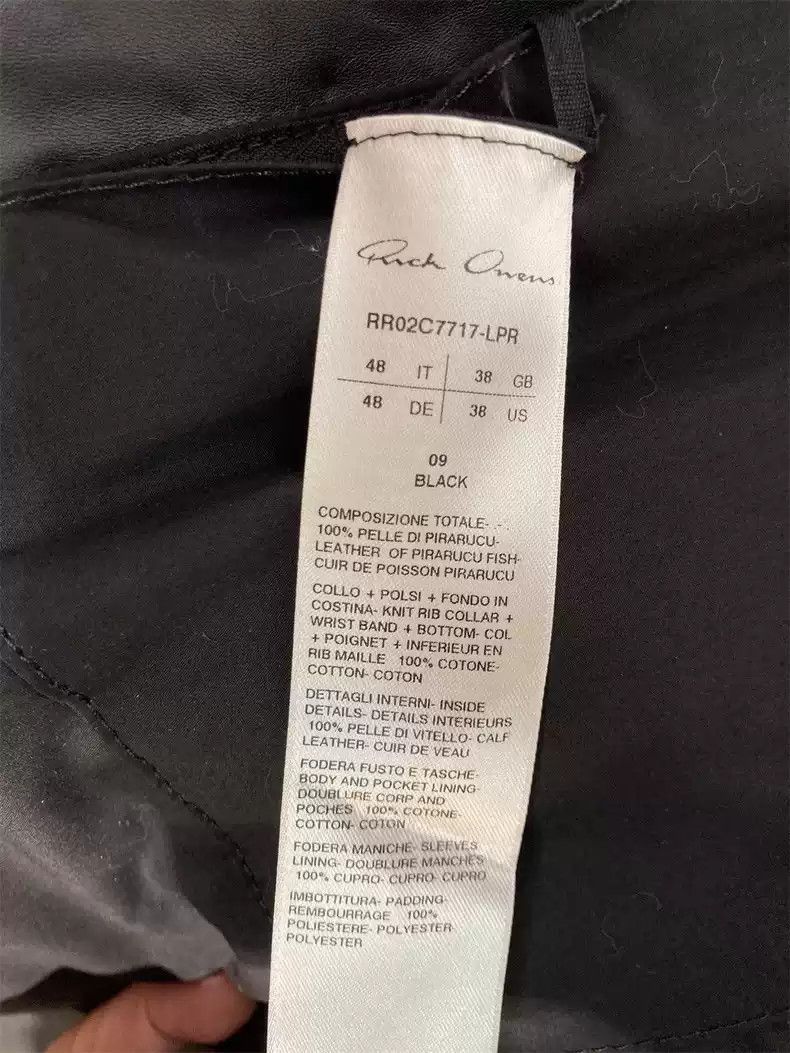 Rick Owens Rick Owens Black top braided giant squid leather jacket-250 Size US M / EU 48-50 / 2 - 9 Thumbnail