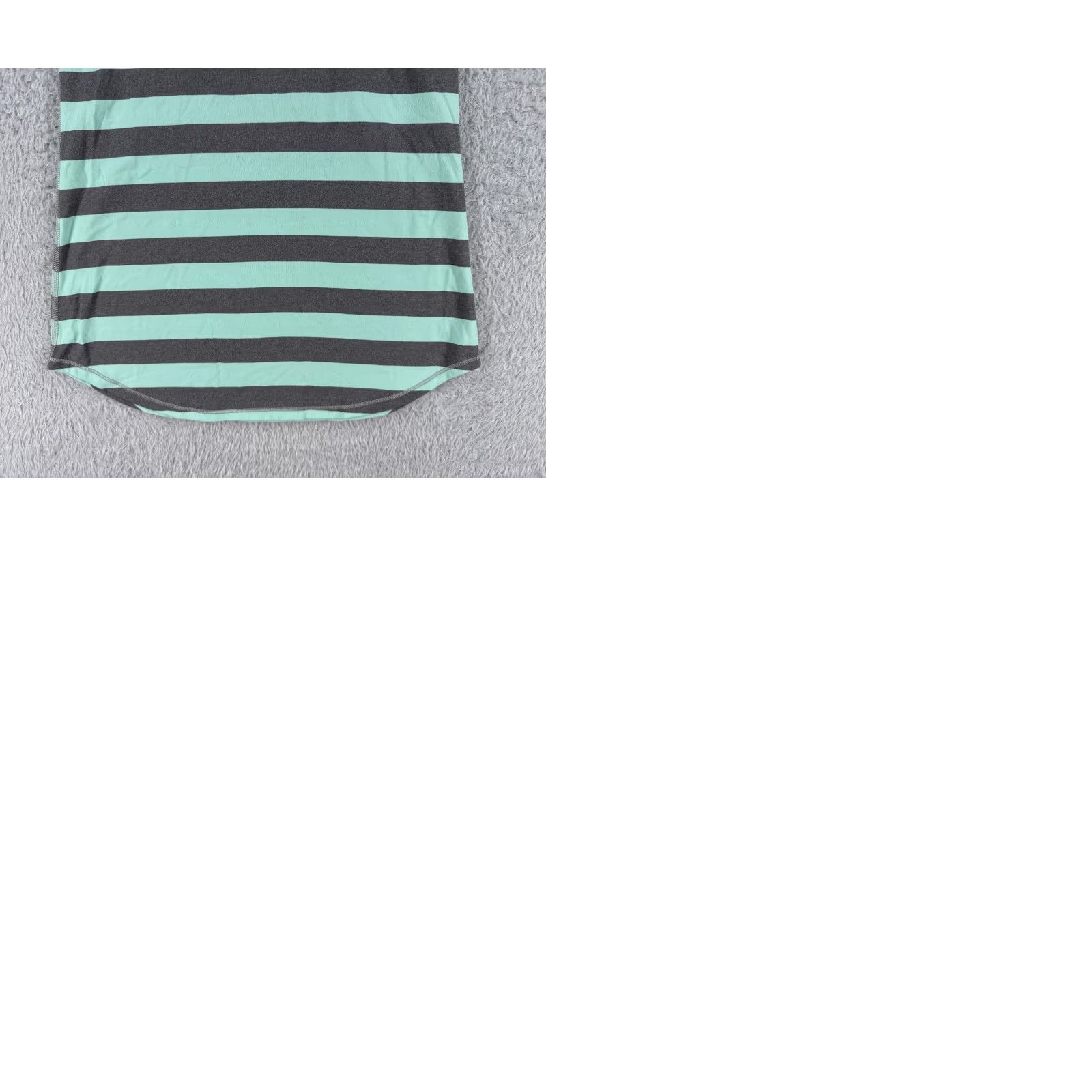 Lululemon Lululemon Shirt Women 4 Teal Gray Stripe Refresh Racer Tank Luon Light W1I09S Size S / US 4 / IT 40 - 9 Thumbnail