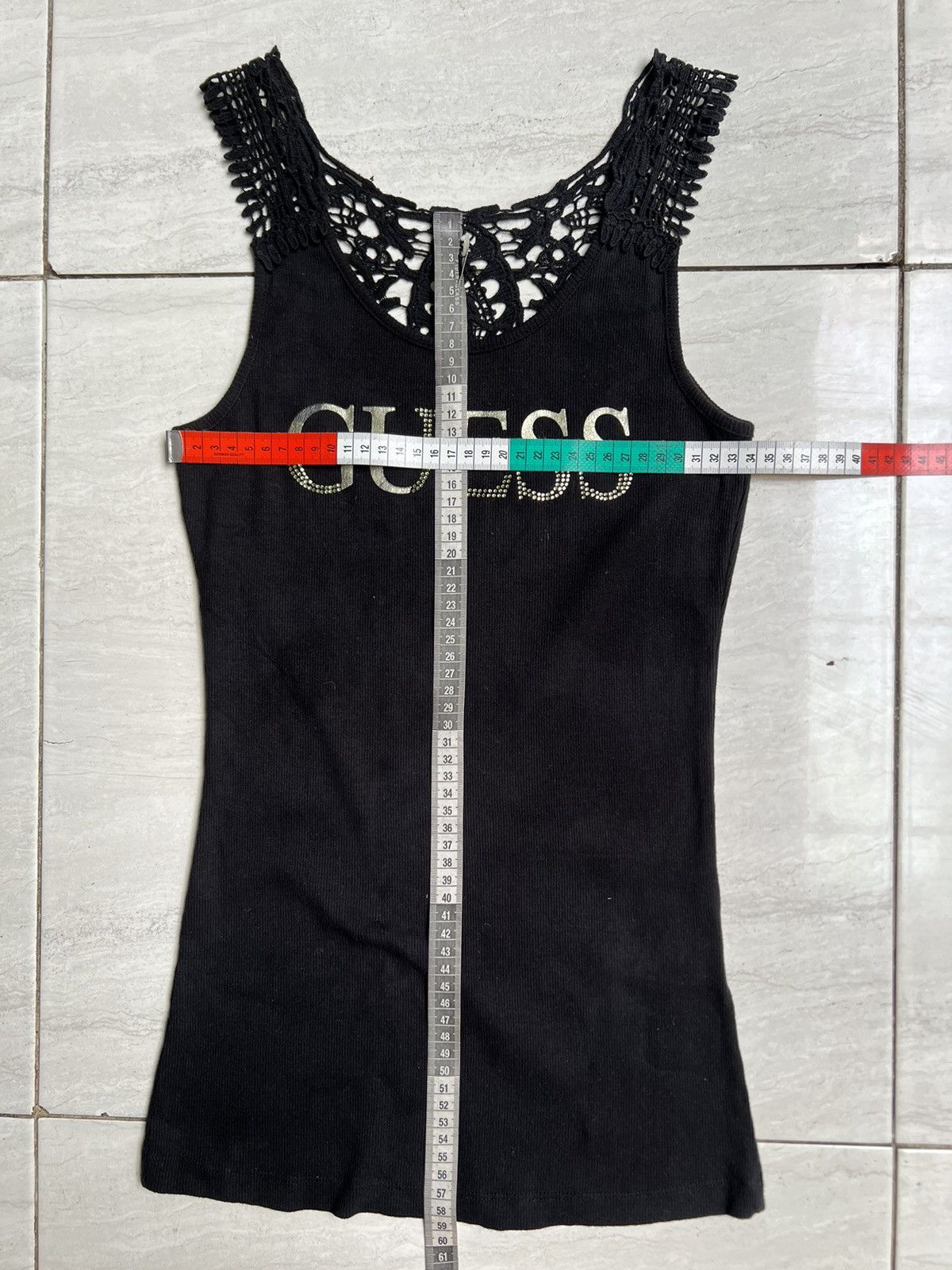 Guess GUESS Black Sleeveless T-shirt Size US XS / EU 42 / 0 - 2 Thumbnail