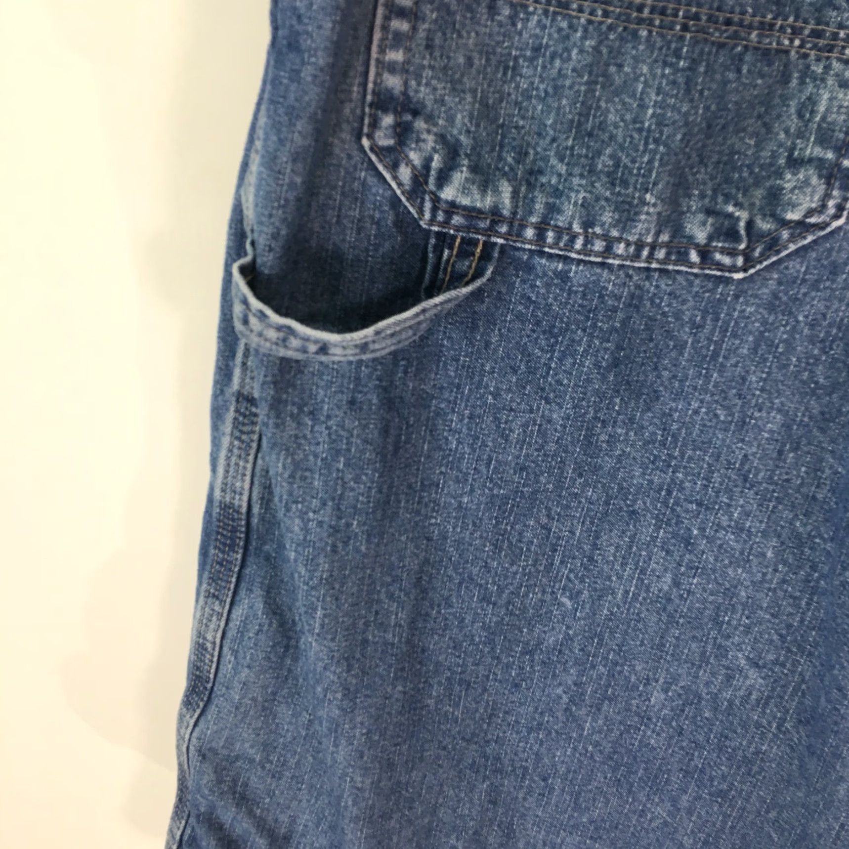 Wrangler Wrangler Mens Shorts Denim Carpenter Relaxed Regular Size 42 Blue 9 Inseam Vintage No 80s 90s Casual Mens Regular Denim Short Size US 42 / EU 58 - 6 Thumbnail