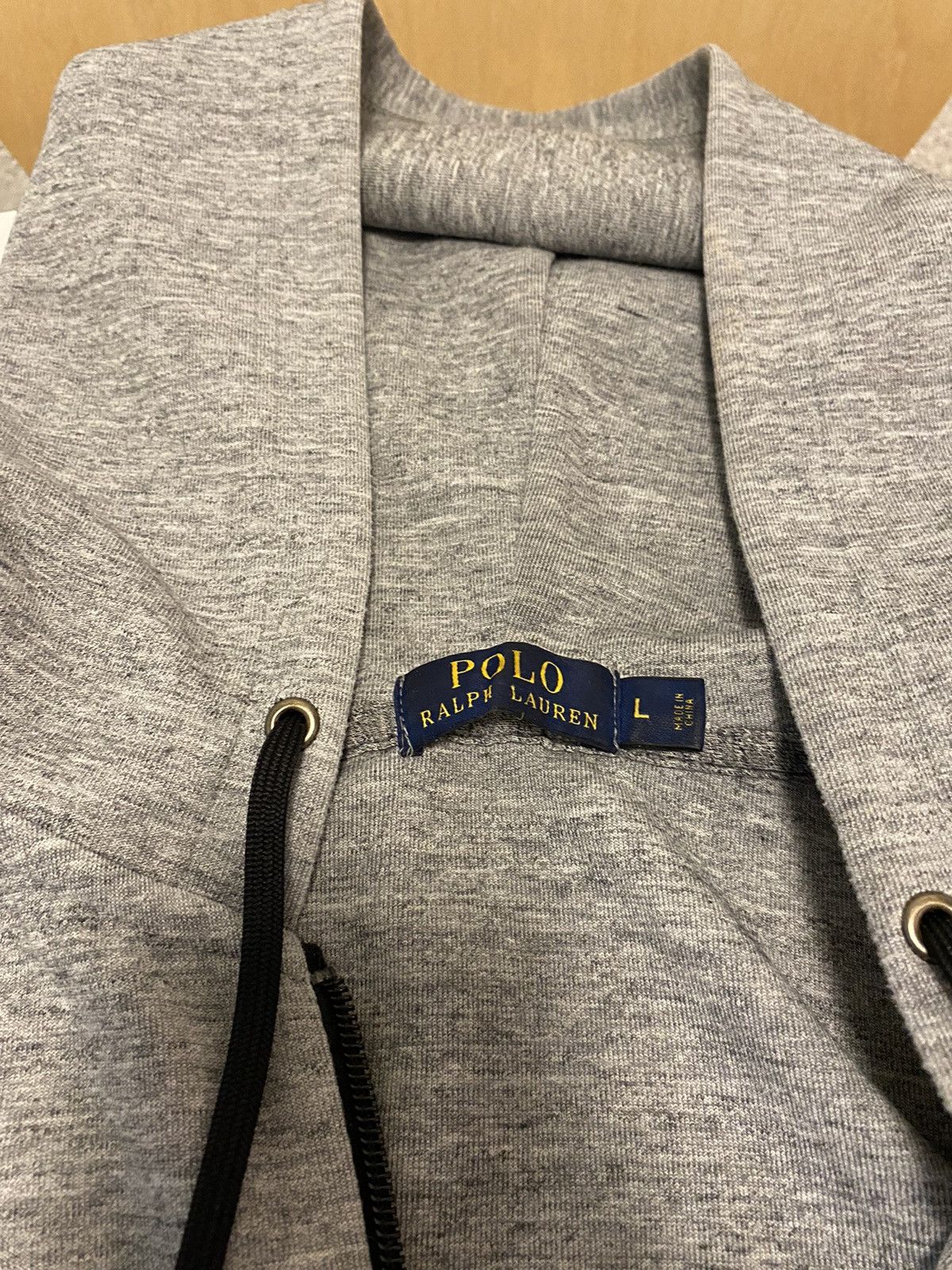 Ralph Lauren Gray Mesh Polo Ralph Lauren Zip Up Hoodie Size US L / EU 52-54 / 3 - 4 Thumbnail