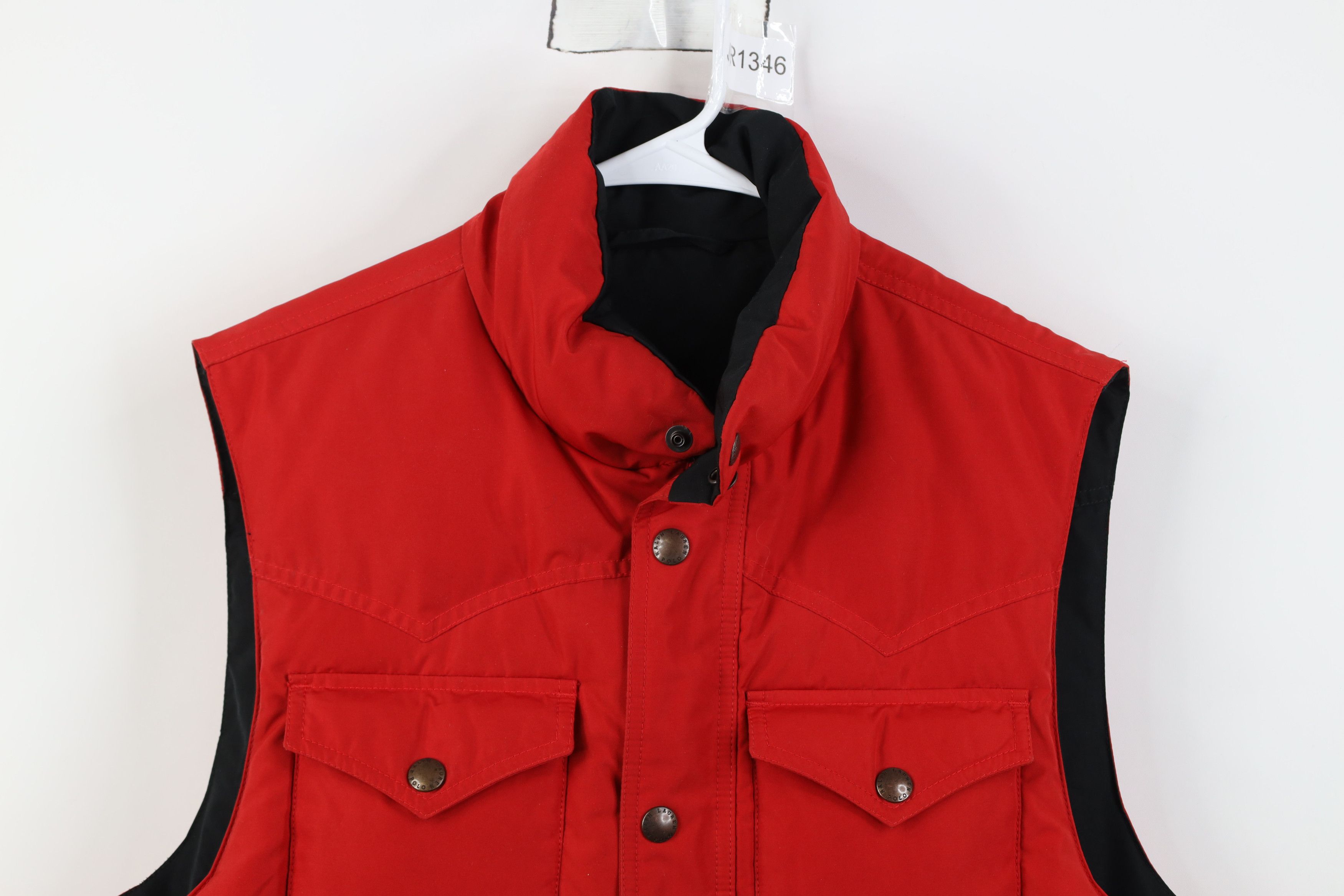 Ralph Lauren Vintage 90s Ralph Lauren Reversible Duck Puffer Vest Jacket Size US M / EU 48-50 / 2 - 13 Thumbnail