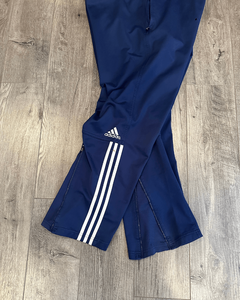 Adidas Vintage Y2K 2000 Adidas Blue Track Pants - Size Large Size US 38 / EU 54 - 3 Thumbnail
