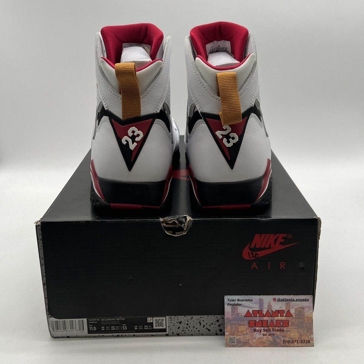 Jordan Brand Air Jordan 7 Cardinal Size US 11.5 / EU 44-45 - 3 Thumbnail