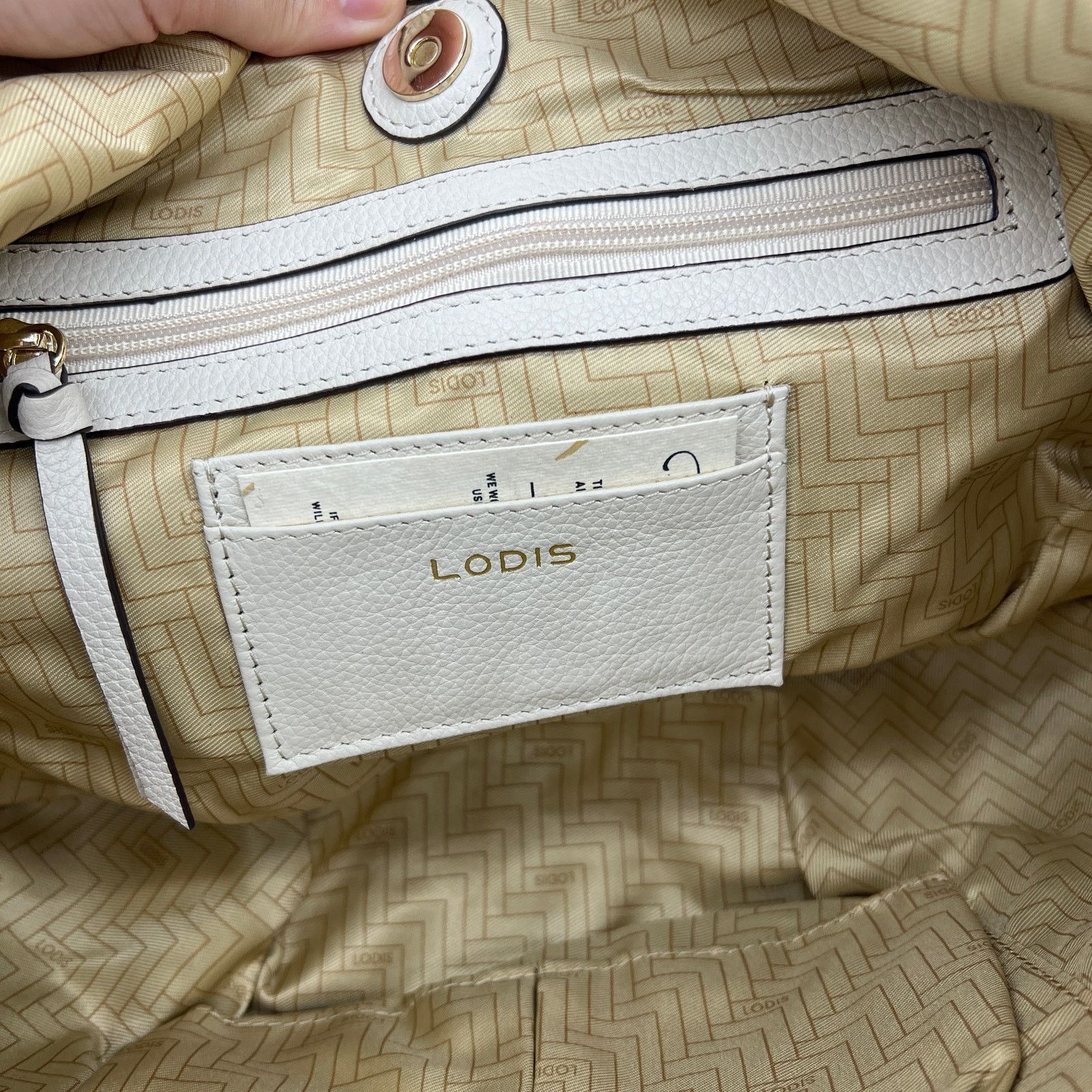 Other LODIS Womens Purse Medium Whipstitch Leather Size ONE SIZE - 6 Thumbnail