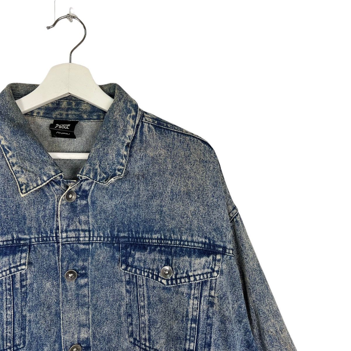 Japanese Brand 🔥 B ONE SOUL DYED DENIM TRUCKER JACKET Size US M / EU 48-50 / 2 - 6 Thumbnail