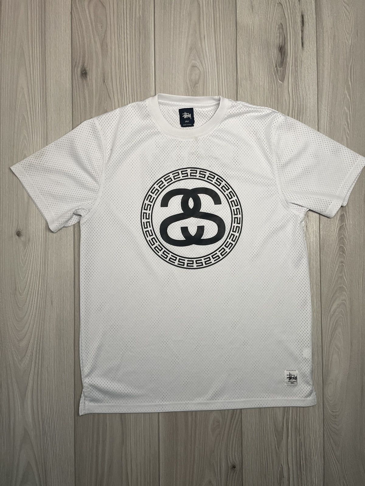 Stussy × Vintage Vintage Stussy Jersey Big Logo Size US L / EU 52-54 / 3 - 1 Thumbnail