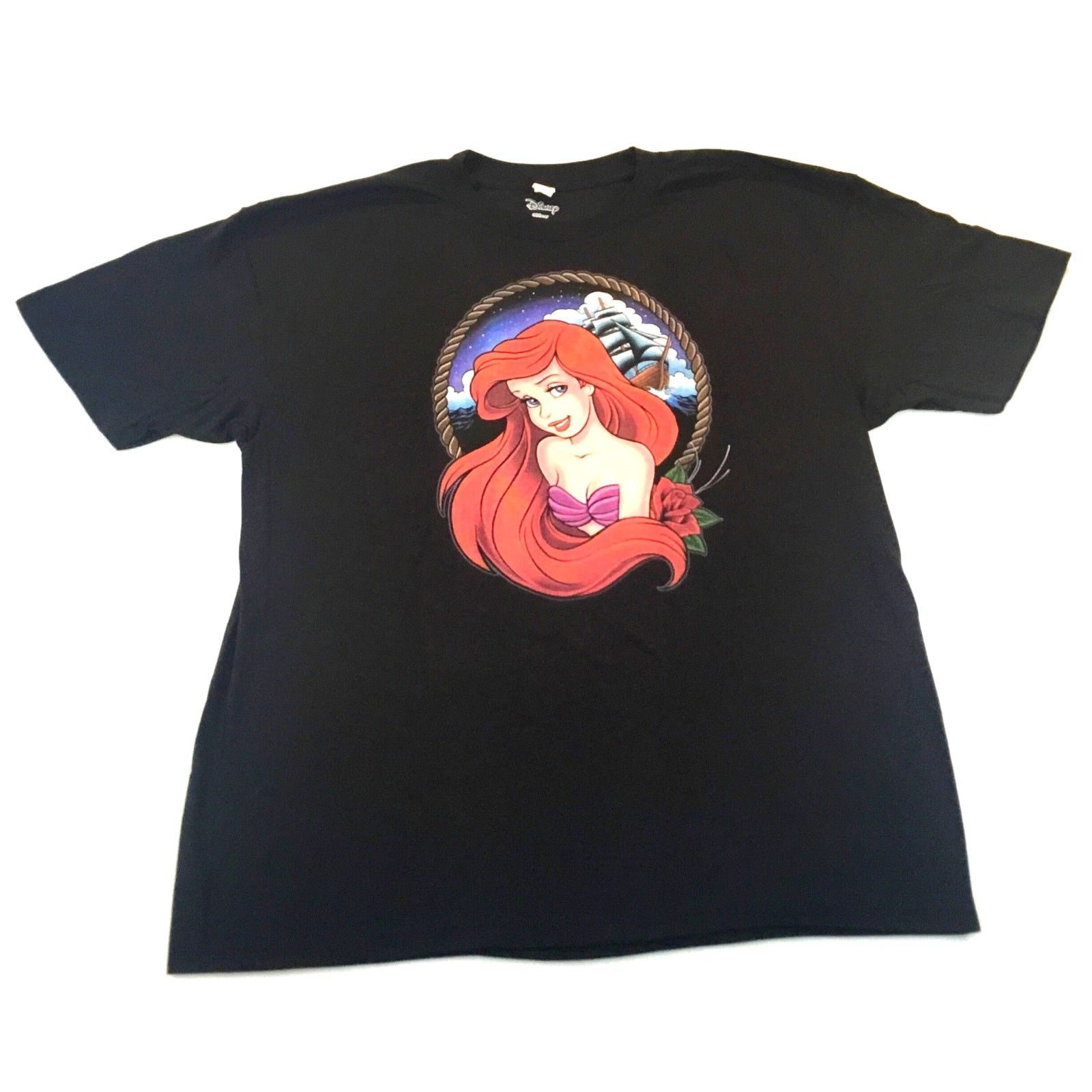Disney Disney 2XAriel Mermaid T-Shirt Black Front Graphics Size XXL Size XXL / US 16-18 / IT 52-54 - 1 Thumbnail