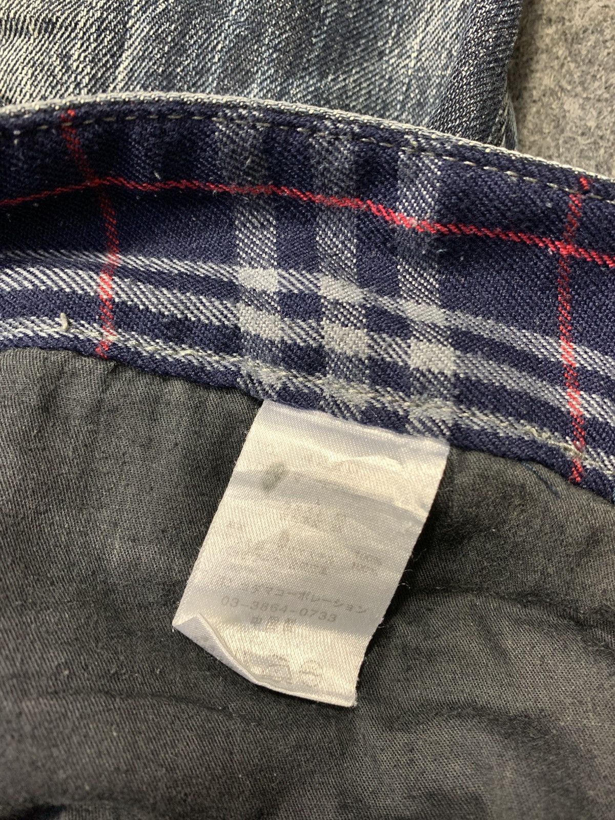 Japanese Brand Jack Serika Whisker Indigo Denim Straight Leg Zipper Pocket Size US 35 - 7 Thumbnail