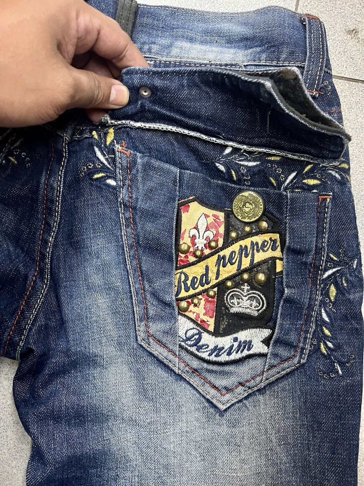 Hysteric Glamour Redpepper Seditionaries Distressed Jeans Size US 32 / EU 48 - 16 Thumbnail