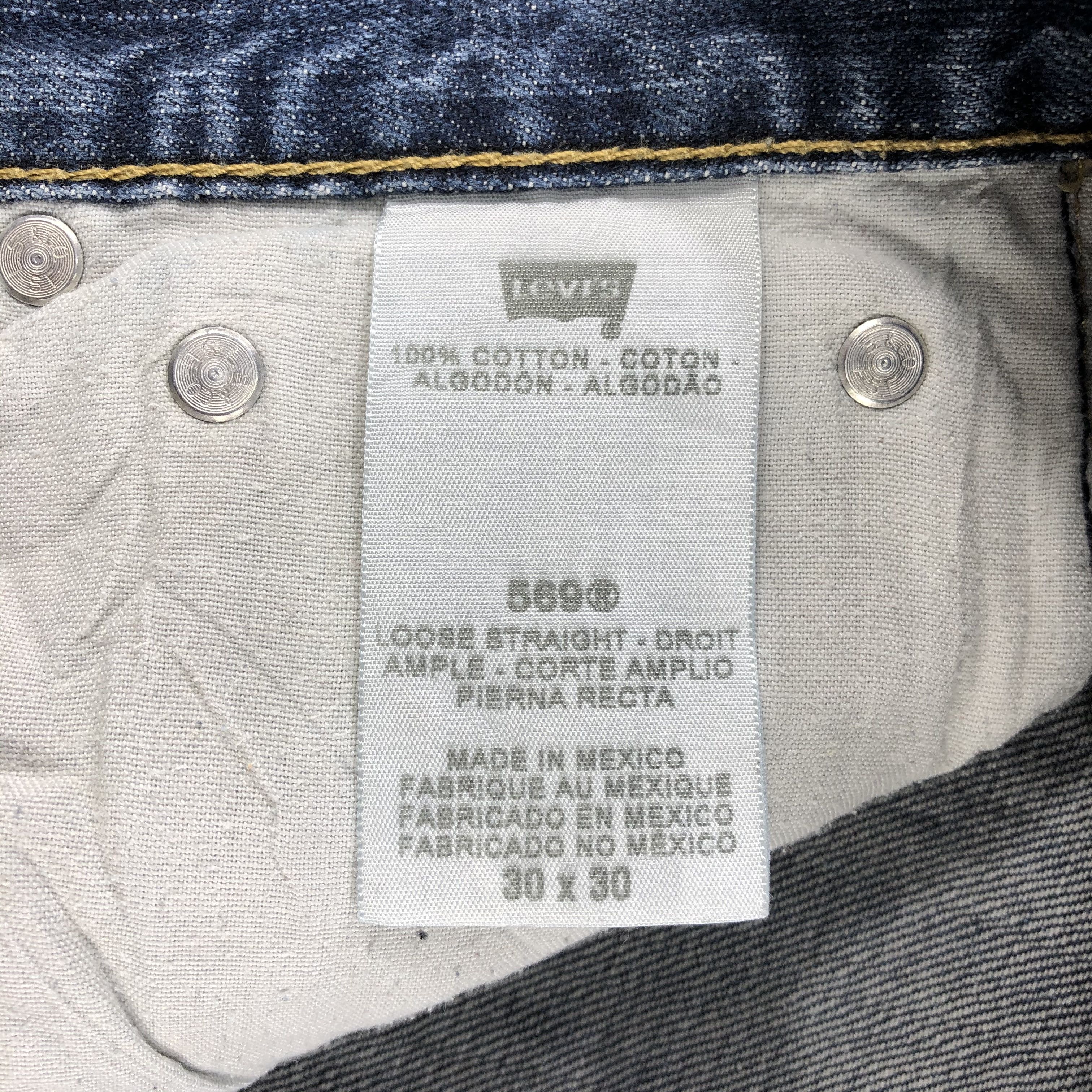 Levi's × Vintage Vintage Blue Wash Levis 569 Jeans-JM2628 Size US 33 - 10 Thumbnail