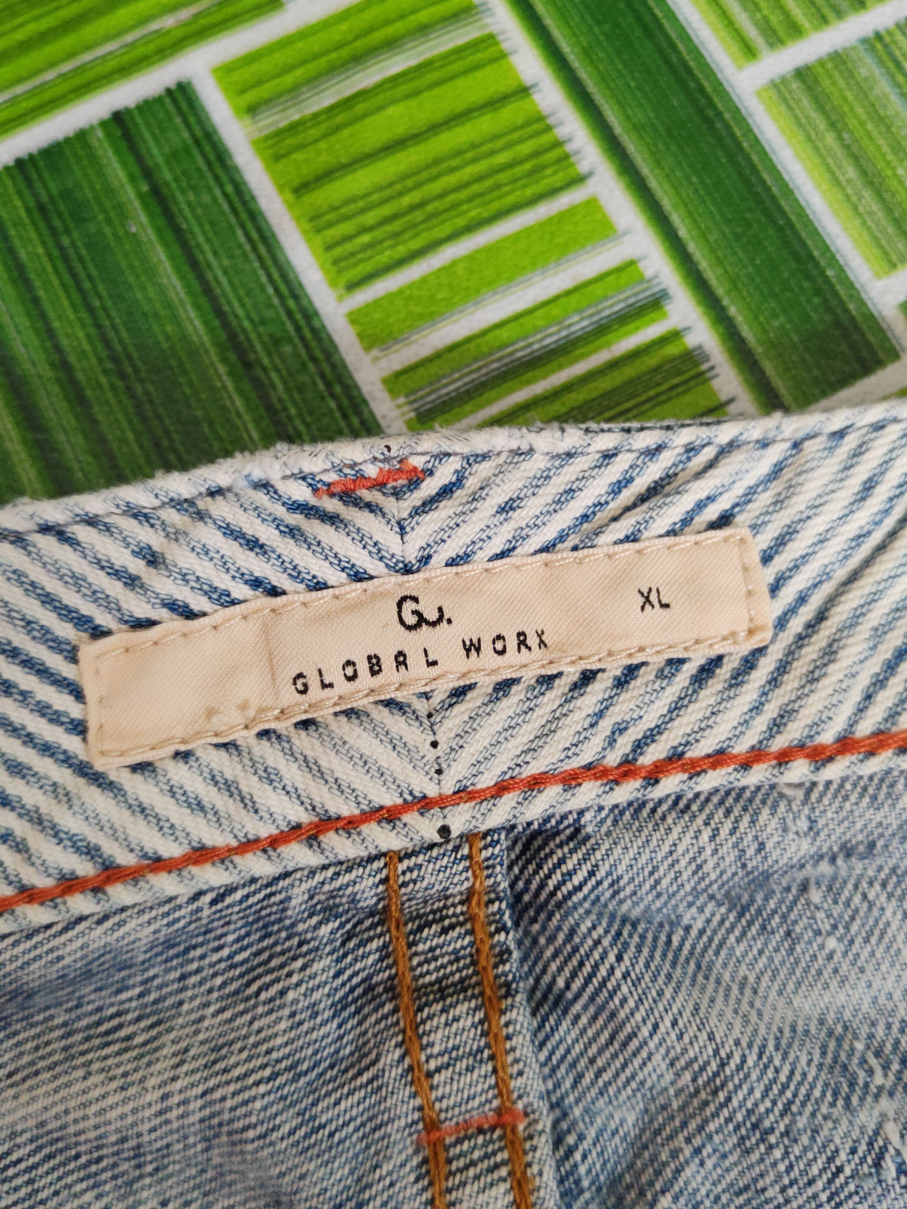 Global Work Global Work Blue Distressed Multipocket Denim #S1611 Size US 34 / EU 50 - 15 Thumbnail