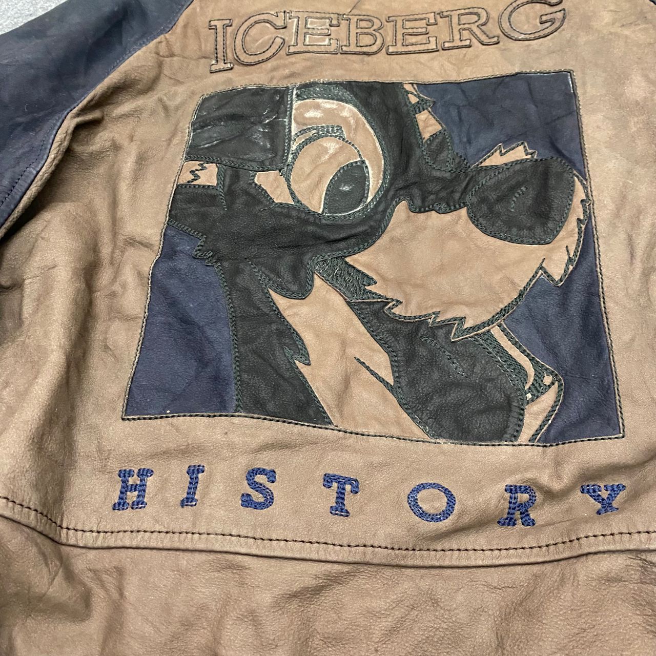 Iceberg Rare Vintage Iceberg Gilmar Leather Jacket Size US L / EU 52-54 / 3 - 4 Thumbnail