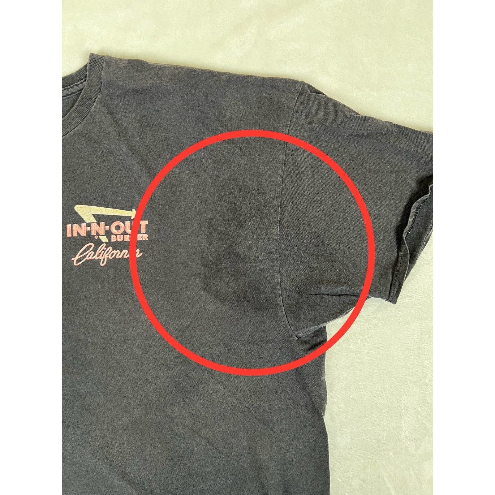 Other Vintage In N Out Burger T-Shirt Size 3XL Black Faded Hot Rod Size US XXL / EU 58 / 5 - 4 Thumbnail