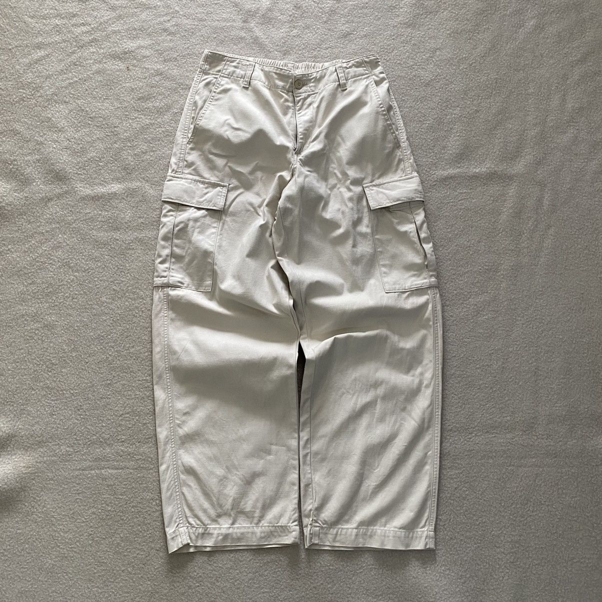 Japanese Brand × Uniqlo Uniqlo Baggy Wide Cargo Pants w32 Size US 32 / EU 48 - 1 Thumbnail