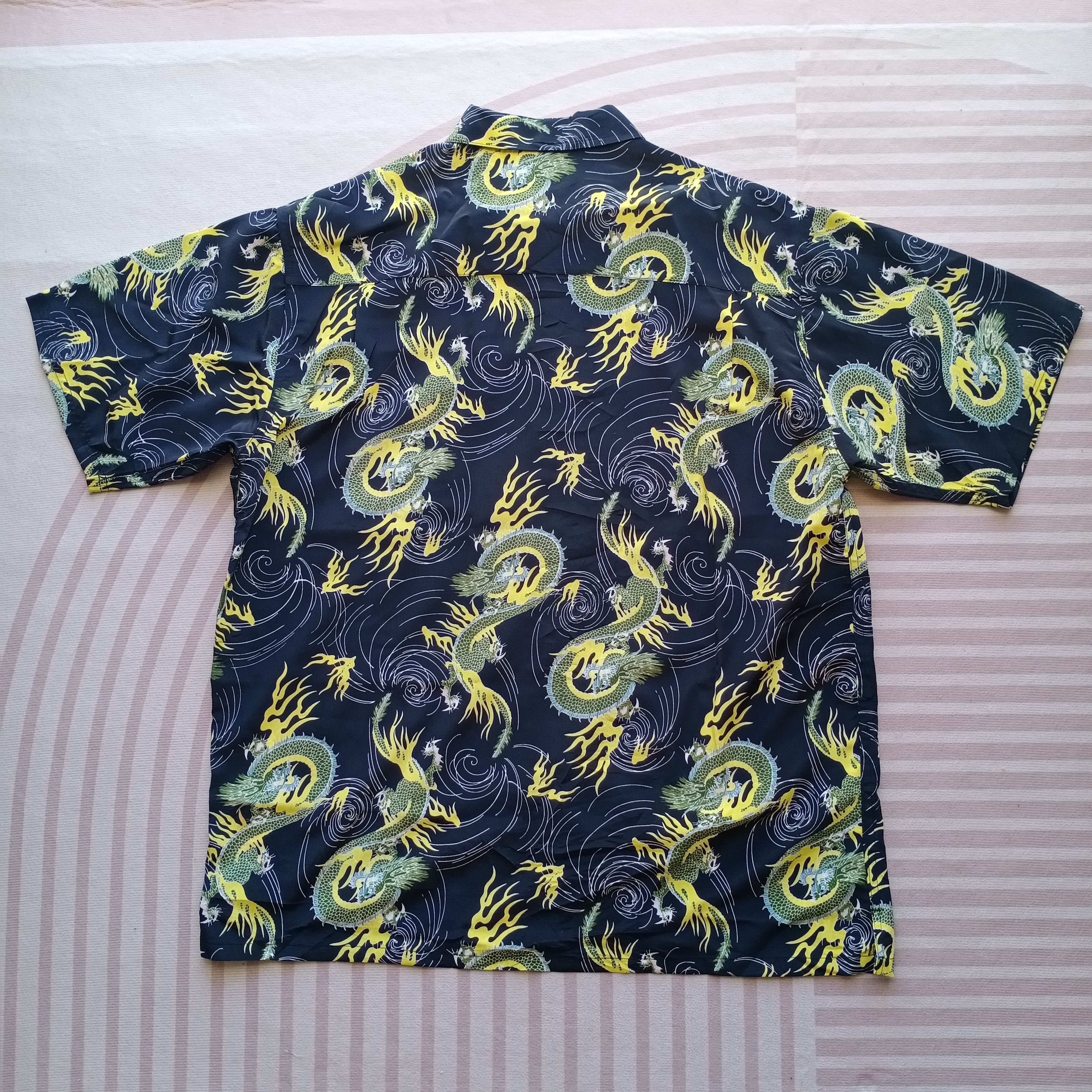 Japanese Brand STEVENSON Dragon Full Print Japanese Hawaii Toyo Sun Surf Size US XL / EU 56 / 4 - 7 Thumbnail