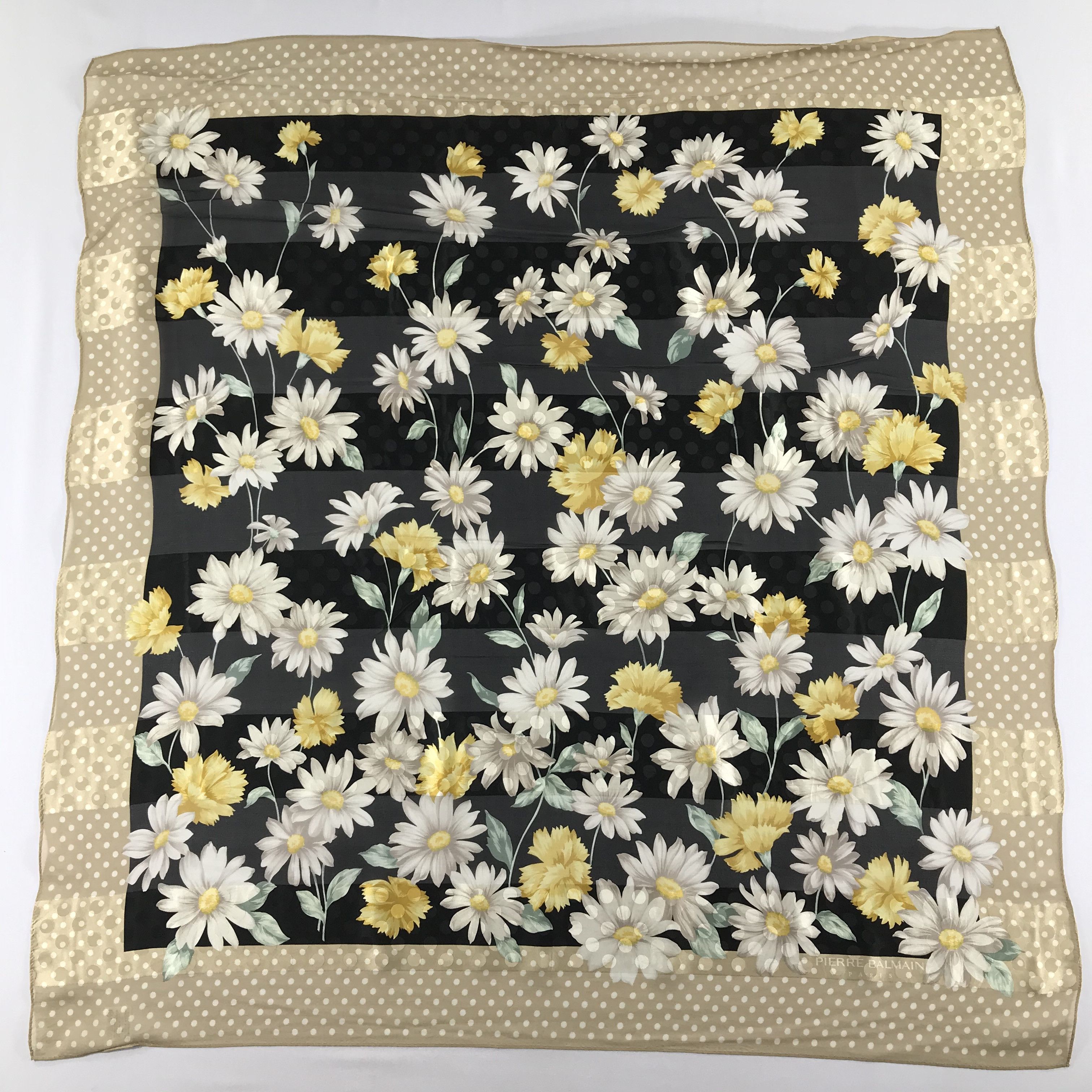 Pierre Balmain Vintage Pierre Balmain Silk Scarf Size ONE SIZE - 2 Thumbnail