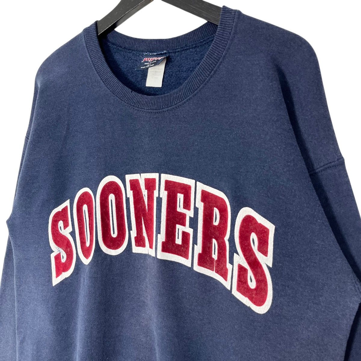 NCAA × Vintage Vintage 90s Oklahoma Sooners College Football Sweatshirt Size US L / EU 52-54 / 3 - 2 Thumbnail