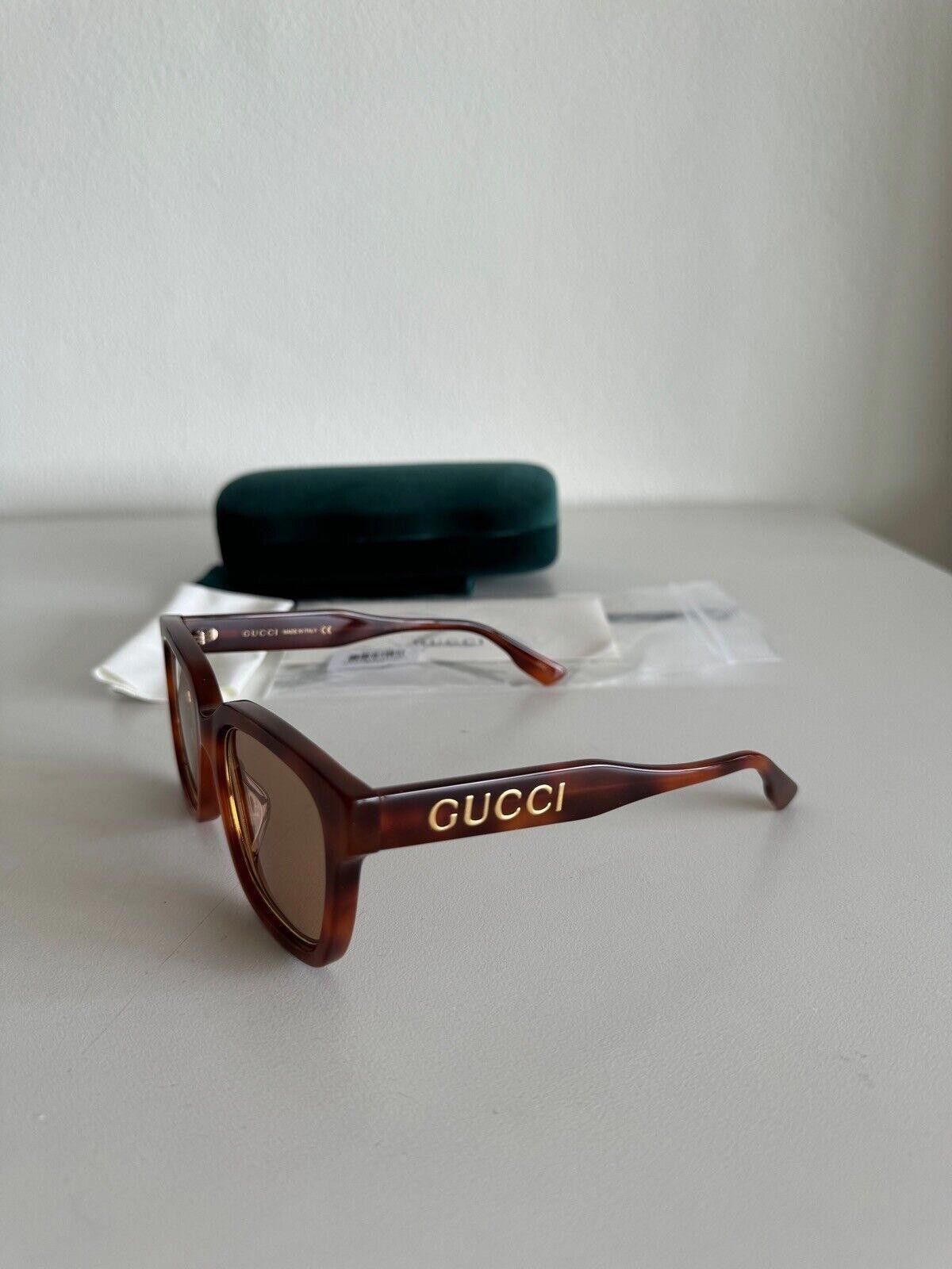 Gucci New Gucci sunglasses optical GG1136SA 003 havana gold square Size ONE SIZE - 2 Thumbnail