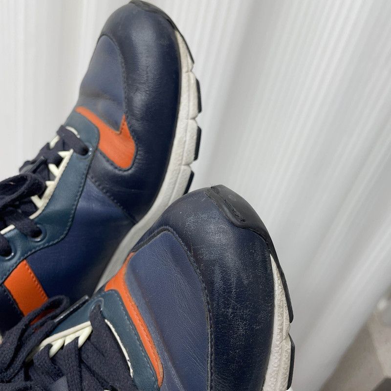 Gucci Gucci Stylish Casual Sneakers in Dark Blue - Size US 8 / EU 41 - 7 Thumbnail