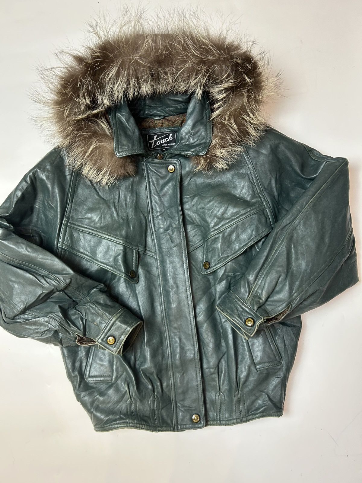 Japanese Brand TOUCH M.S FASHION LEATHER JACKET Size US M / EU 48-50 / 2 - 2 Thumbnail